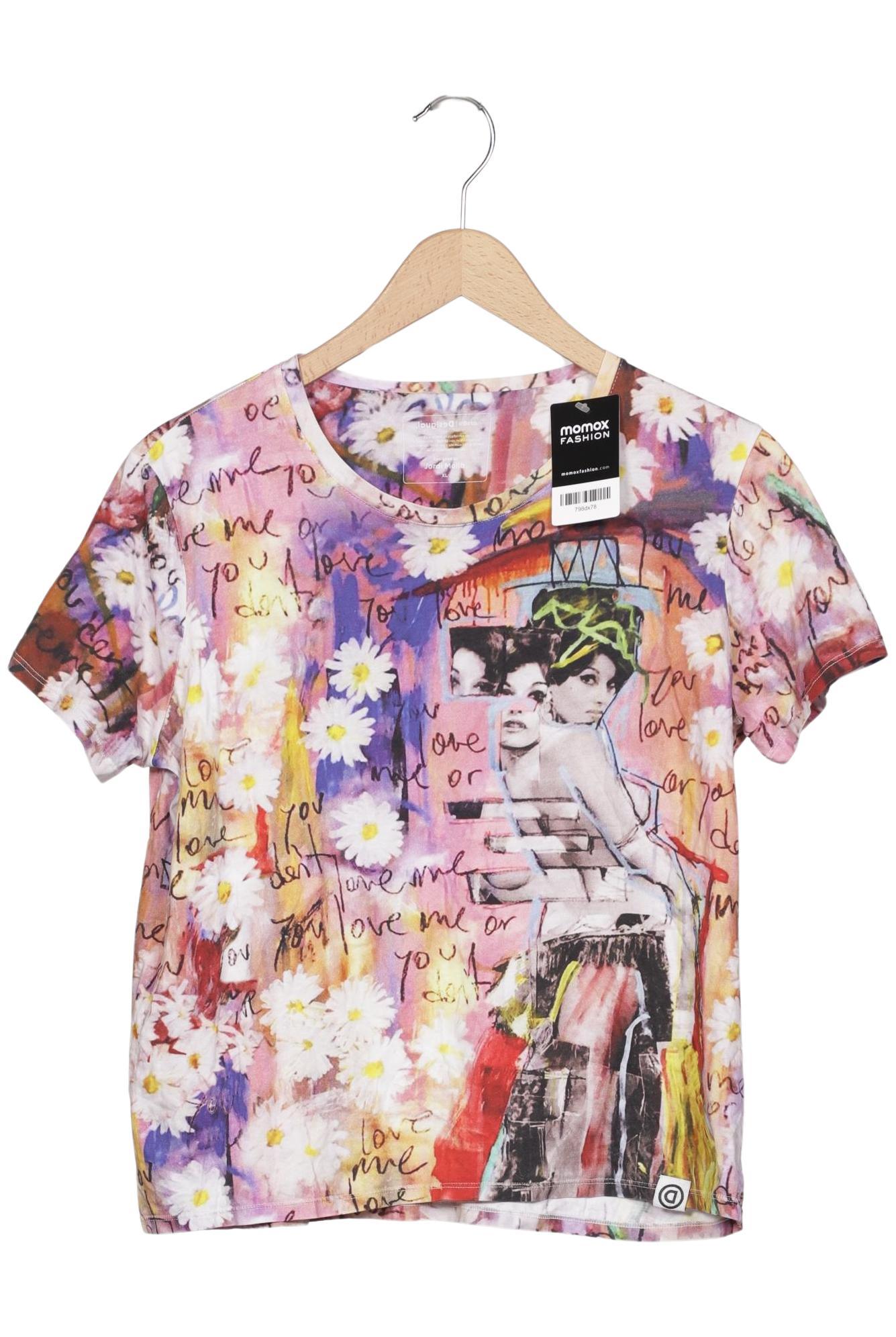 

Desigual Damen T-Shirt, mehrfarbig, Gr. 44