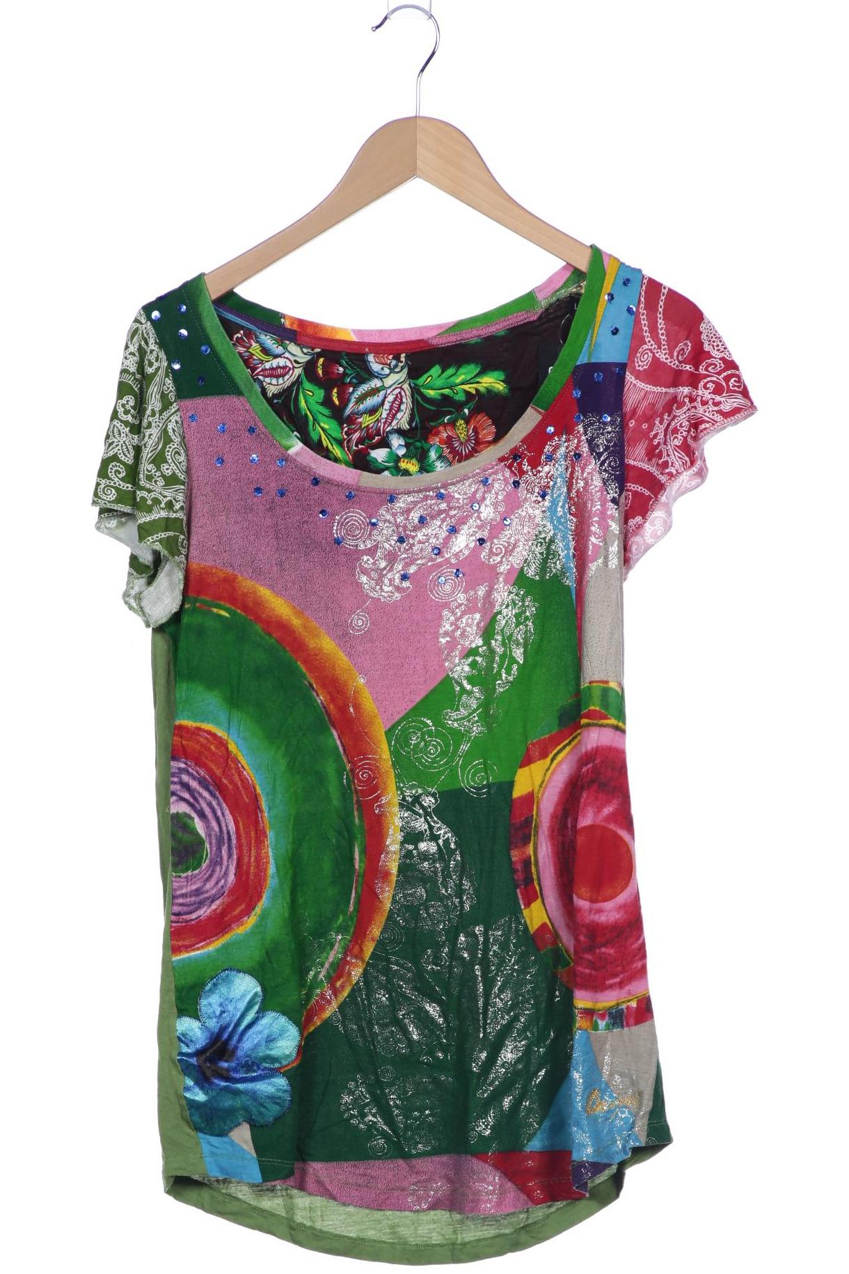 

Desigual Damen T-Shirt, mehrfarbig, Gr. 42