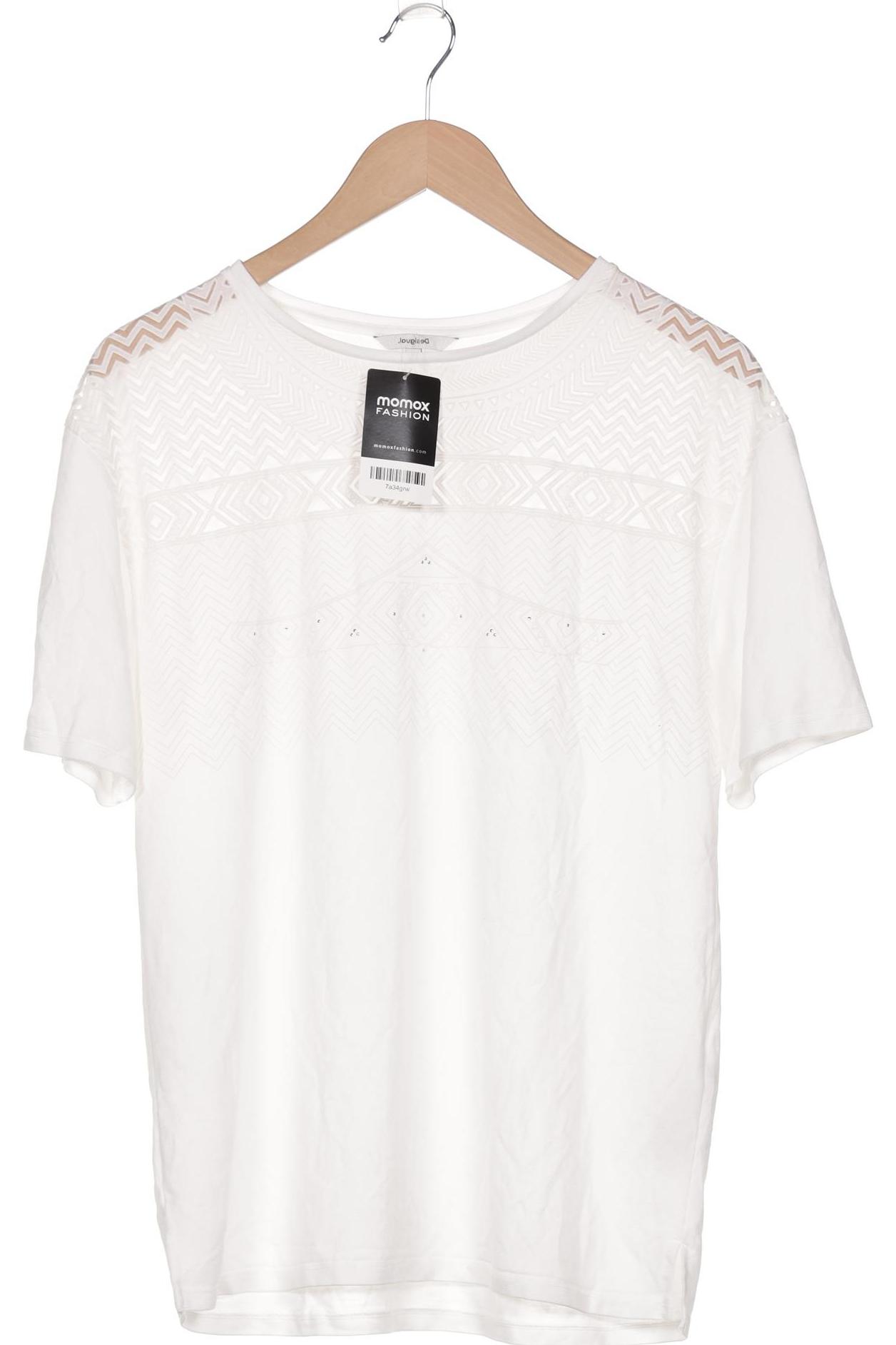 

Desigual Damen T-Shirt, weiß, Gr. 38