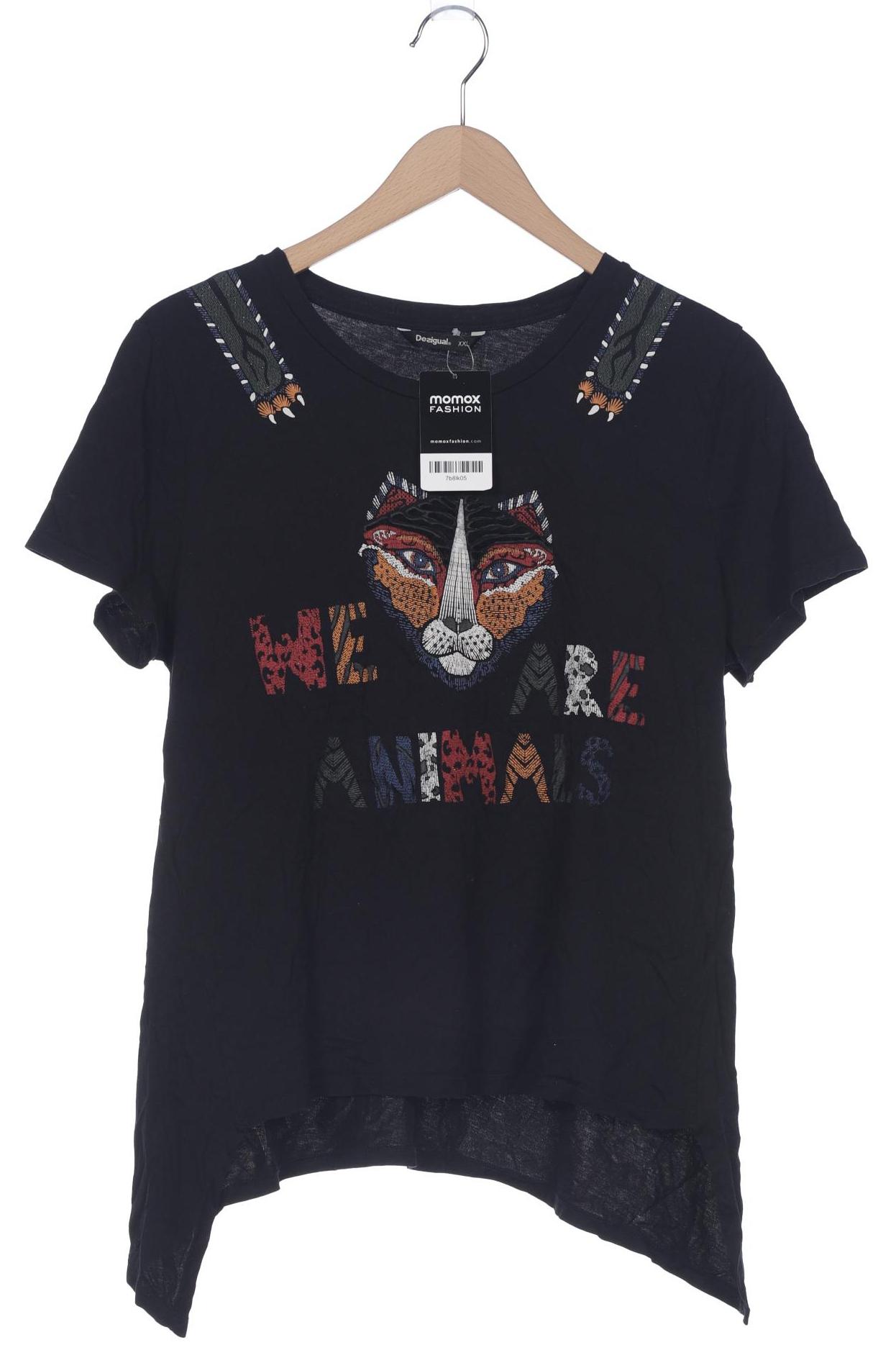 

Desigual Damen T-Shirt, schwarz, Gr. 46