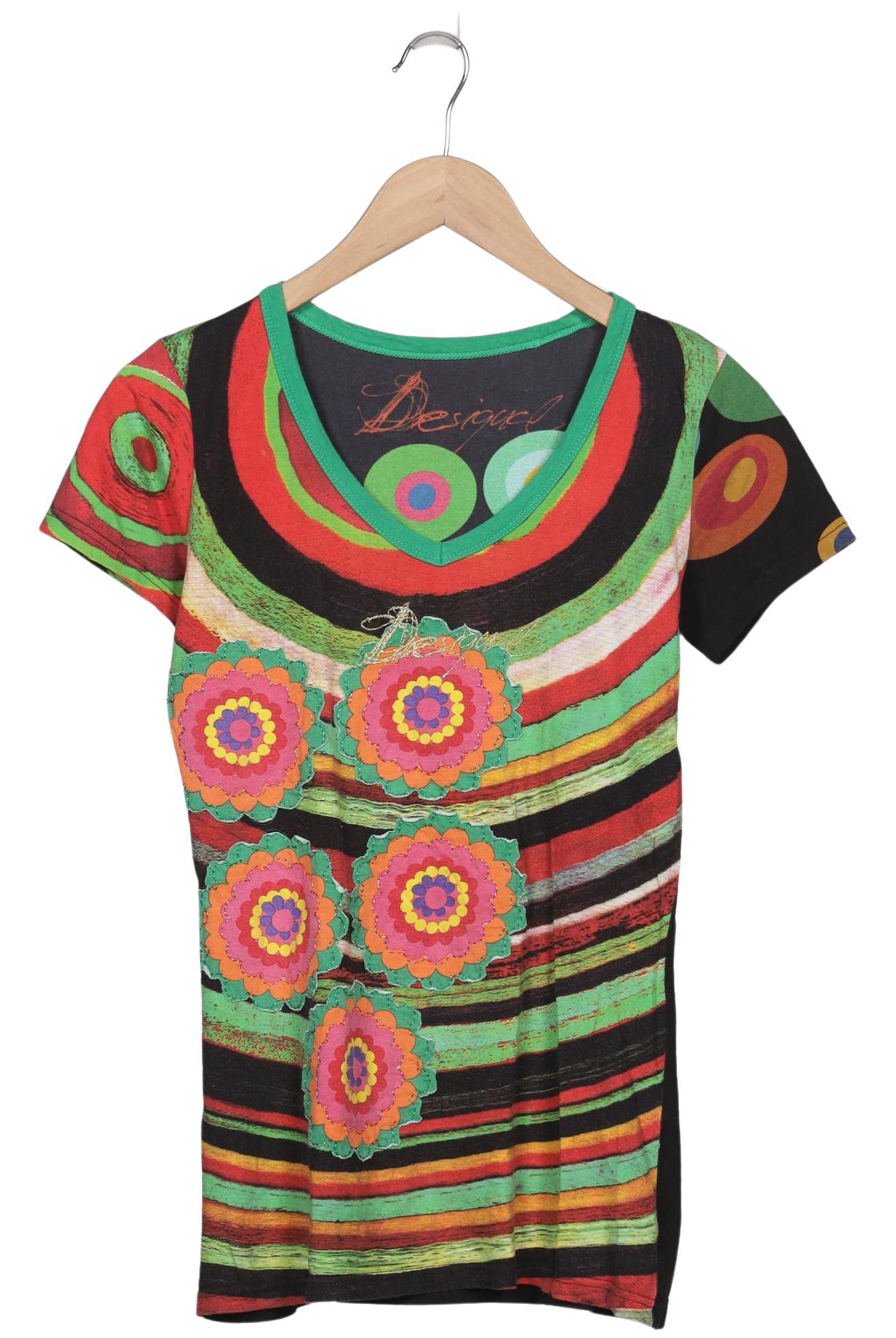 

Desigual Damen T-Shirt, mehrfarbig, Gr. 38