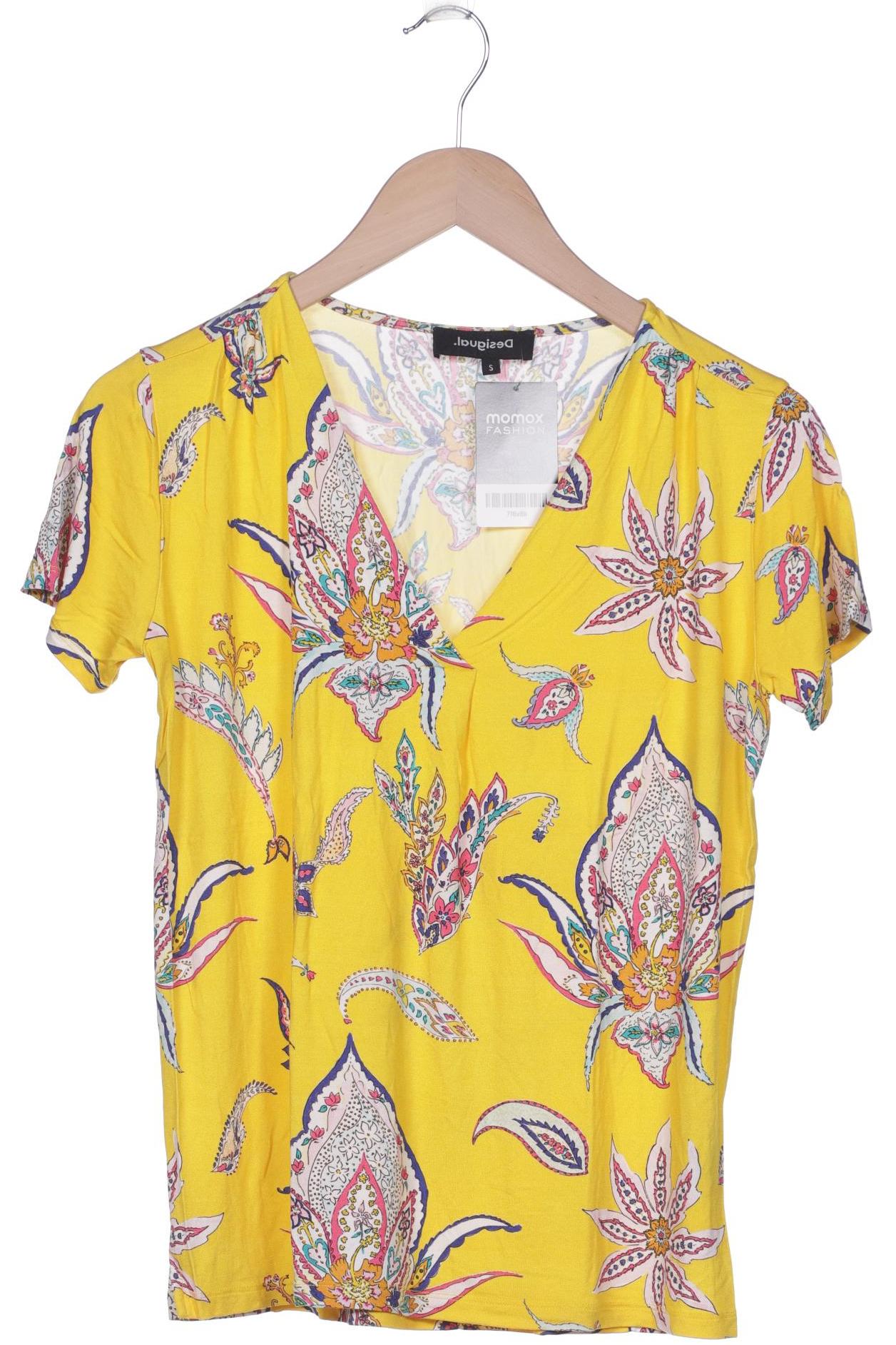 

Desigual Damen T-Shirt, gelb, Gr. 36