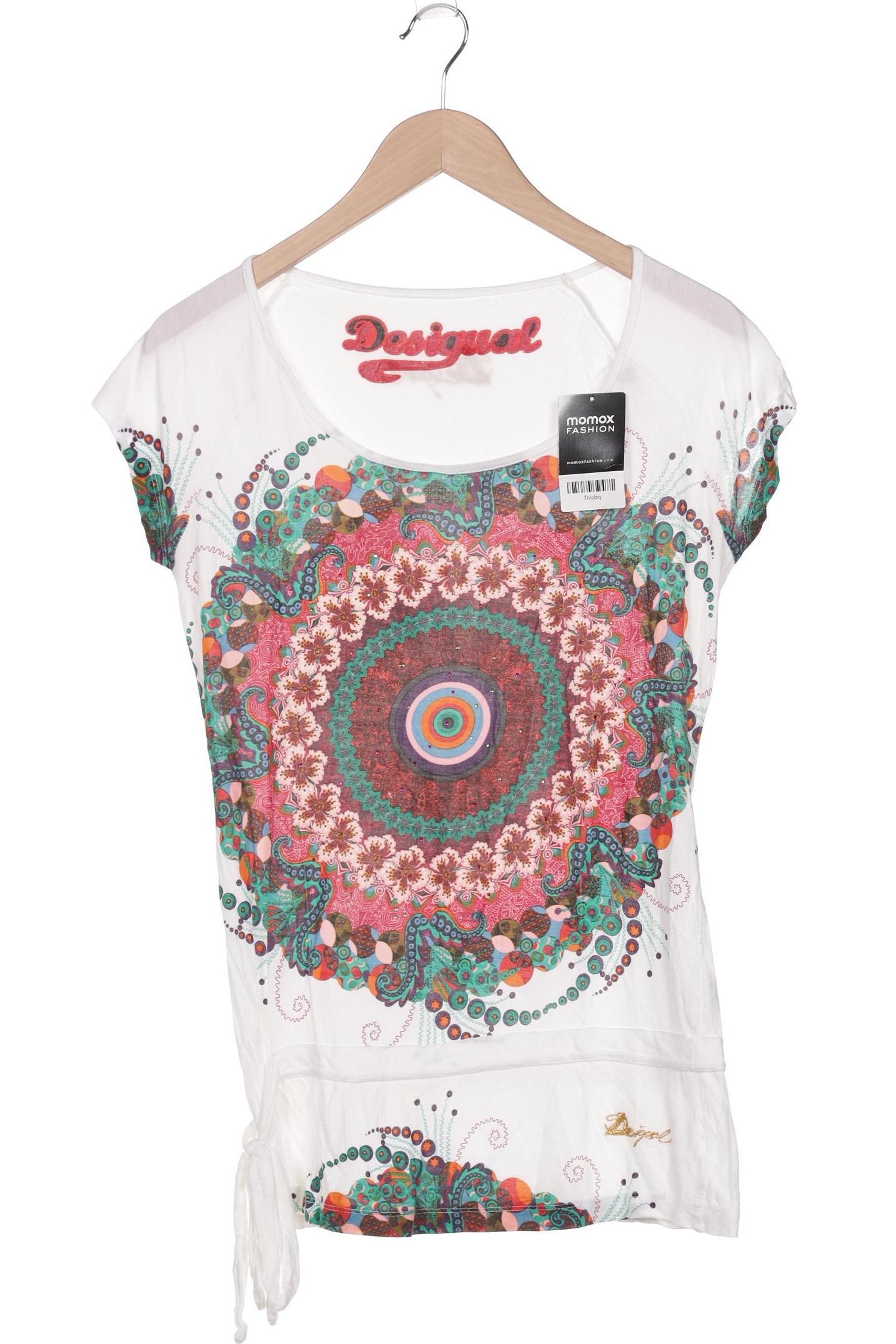 

Desigual Damen T-Shirt, weiß, Gr. 38
