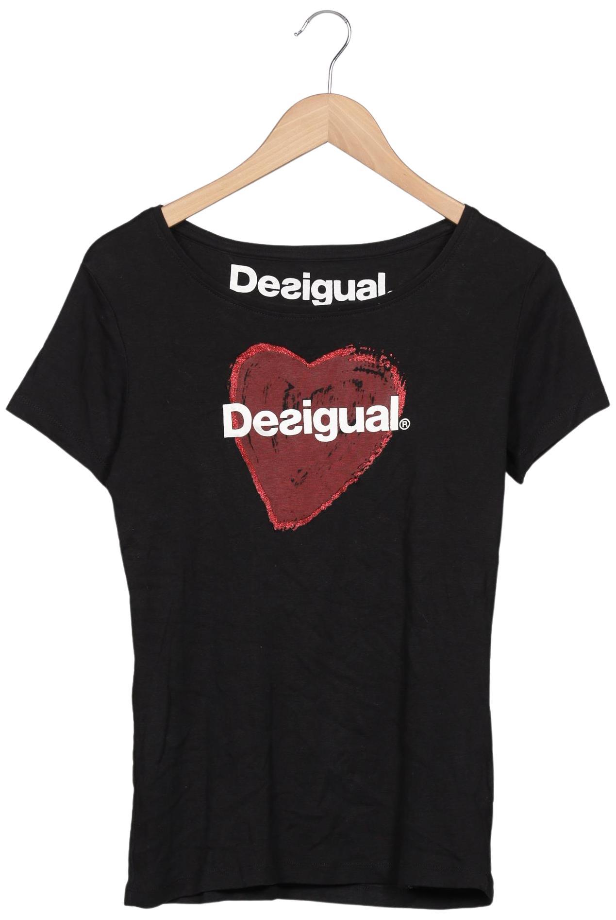 

Desigual Damen T-Shirt, schwarz, Gr. 38