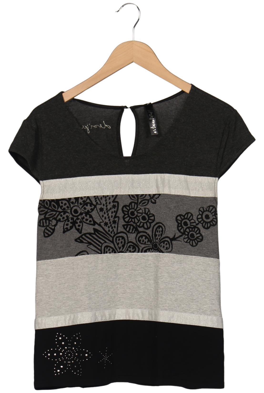 

Desigual Damen T-Shirt, grau, Gr. 44