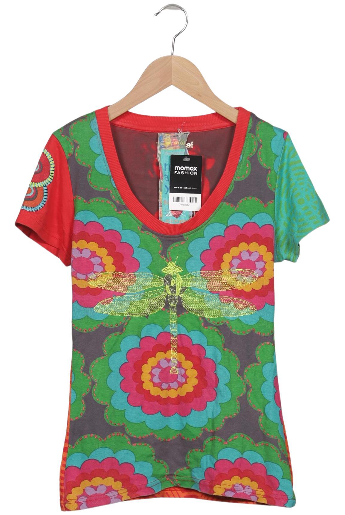 

Desigual Damen T-Shirt, mehrfarbig, Gr. 42