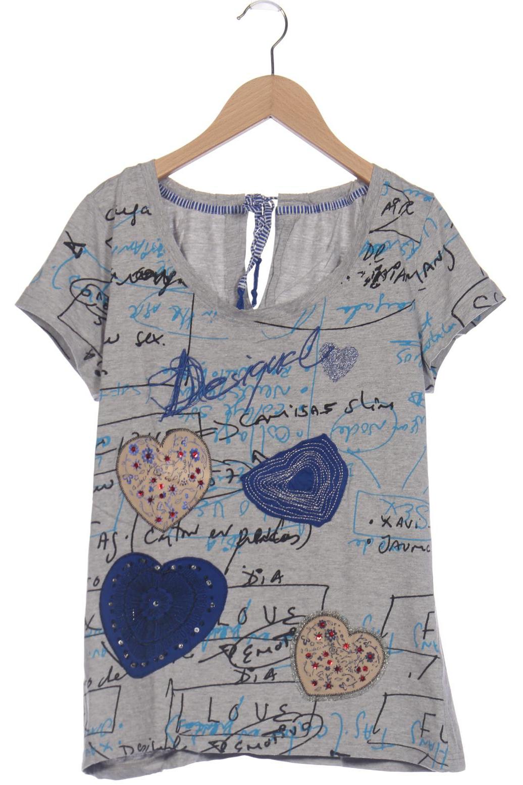 

Desigual Damen T-Shirt, grau, Gr. 42