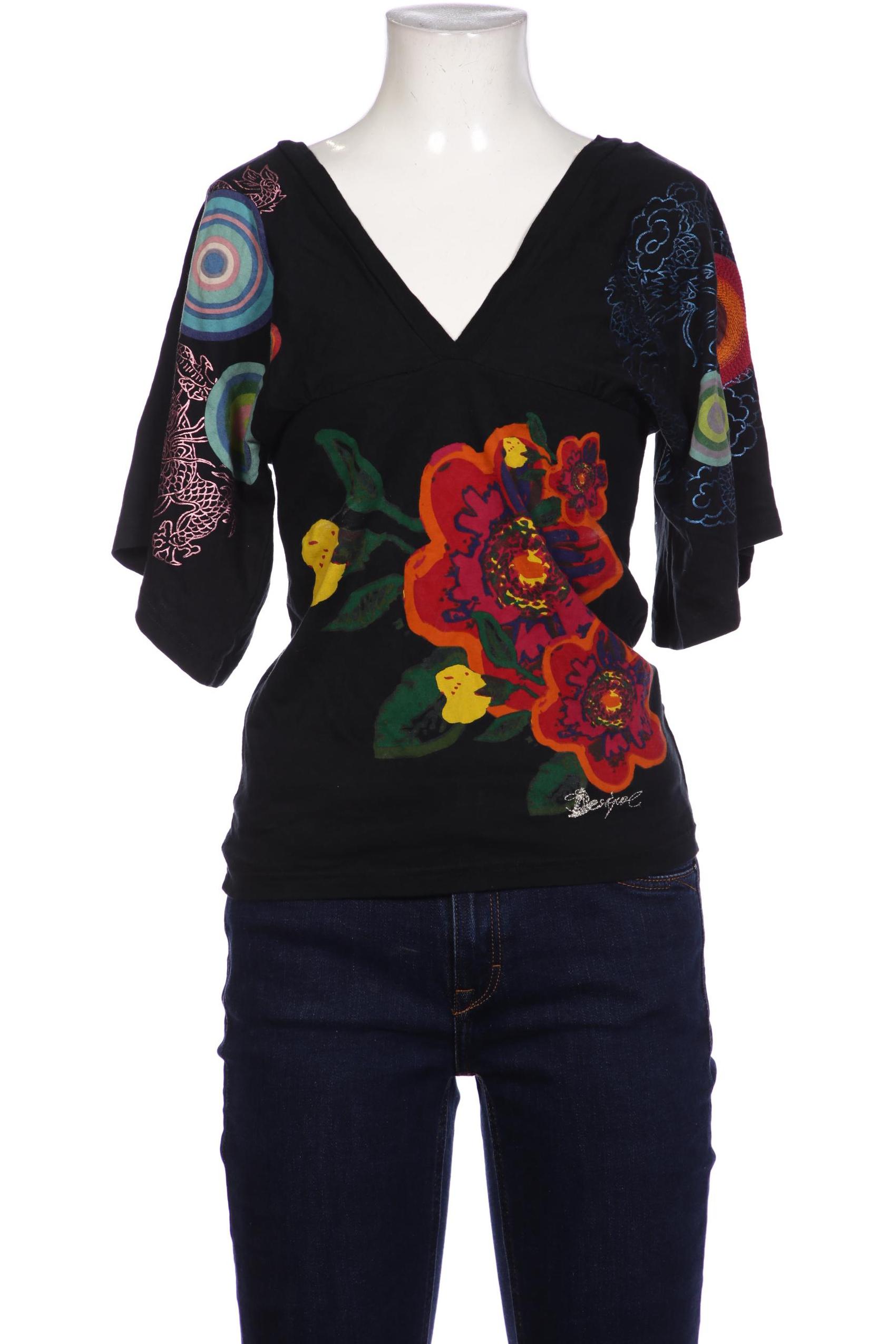 

Desigual Damen T-Shirt, schwarz, Gr. 36