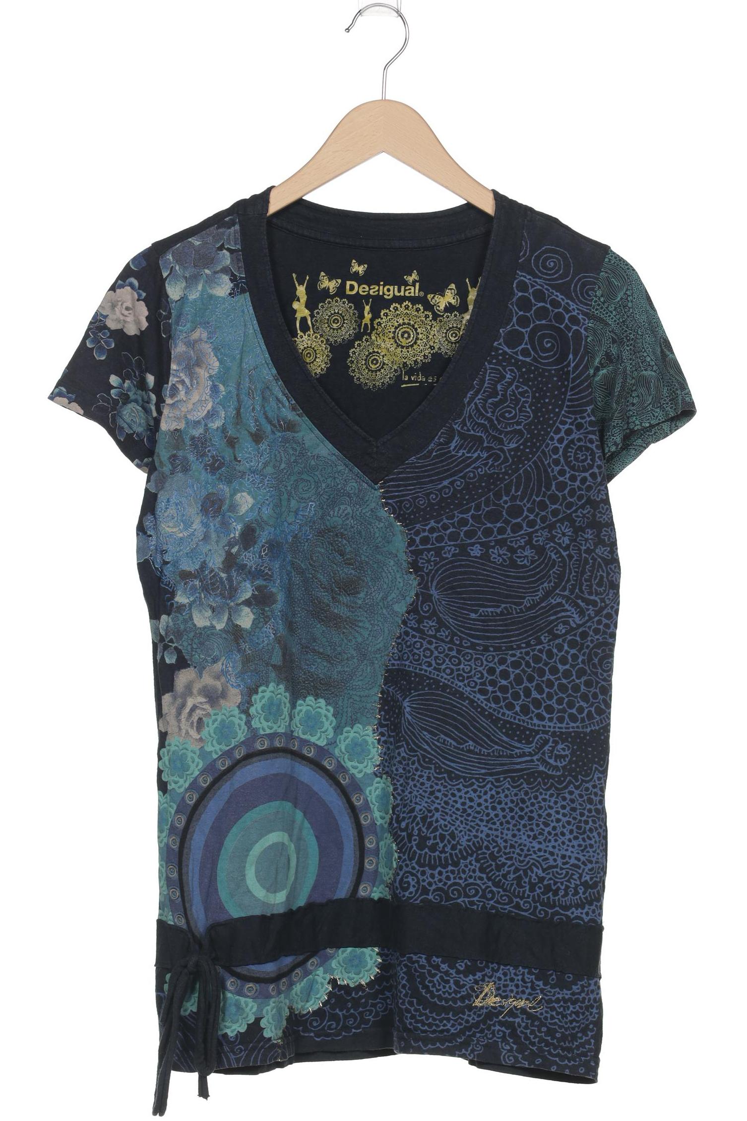 

Desigual Damen T-Shirt, marineblau, Gr. 46