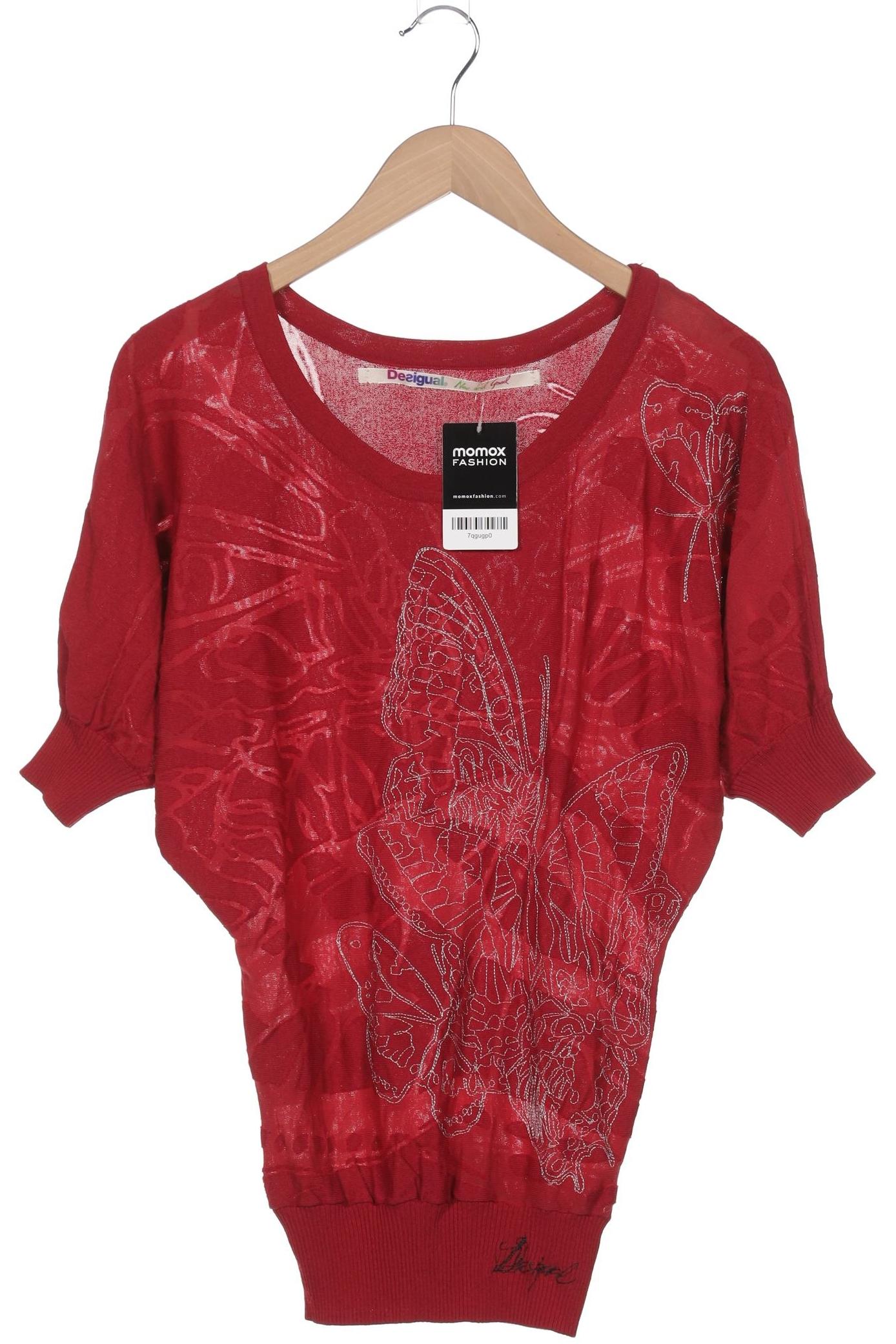 

Desigual Damen T-Shirt, rot, Gr. 36