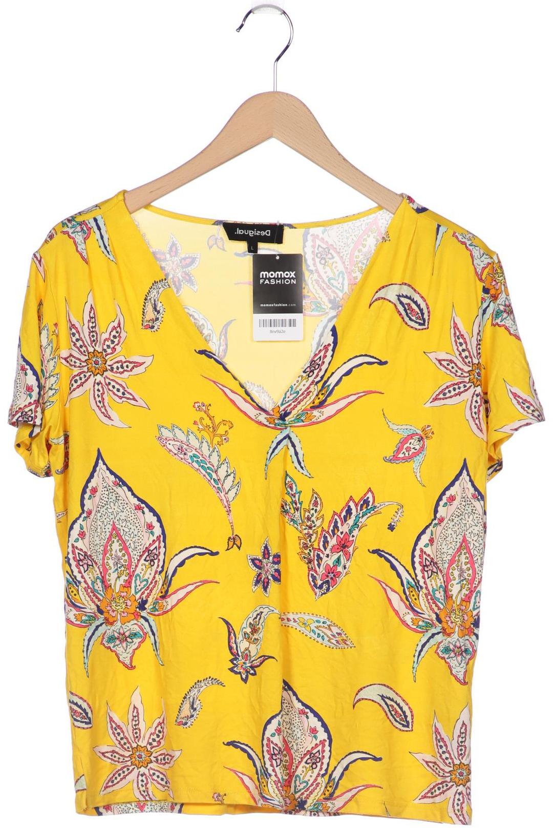 

Desigual Damen T-Shirt, gelb