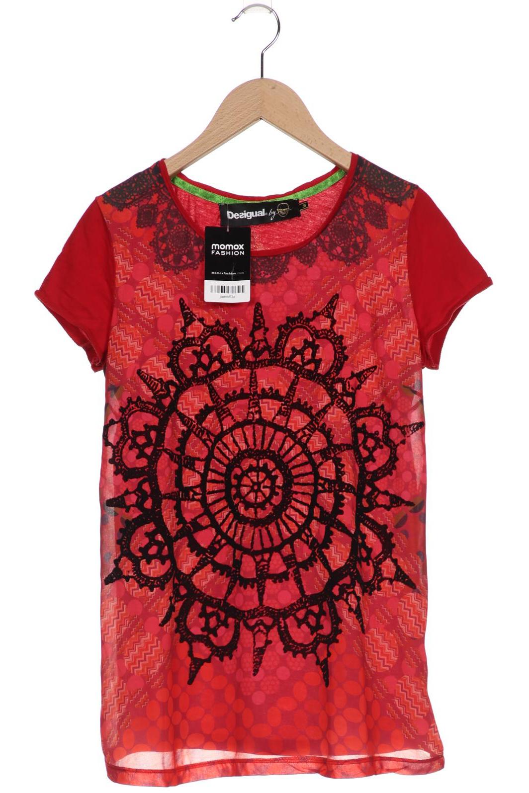 

Desigual Damen T-Shirt, rot, Gr. 38