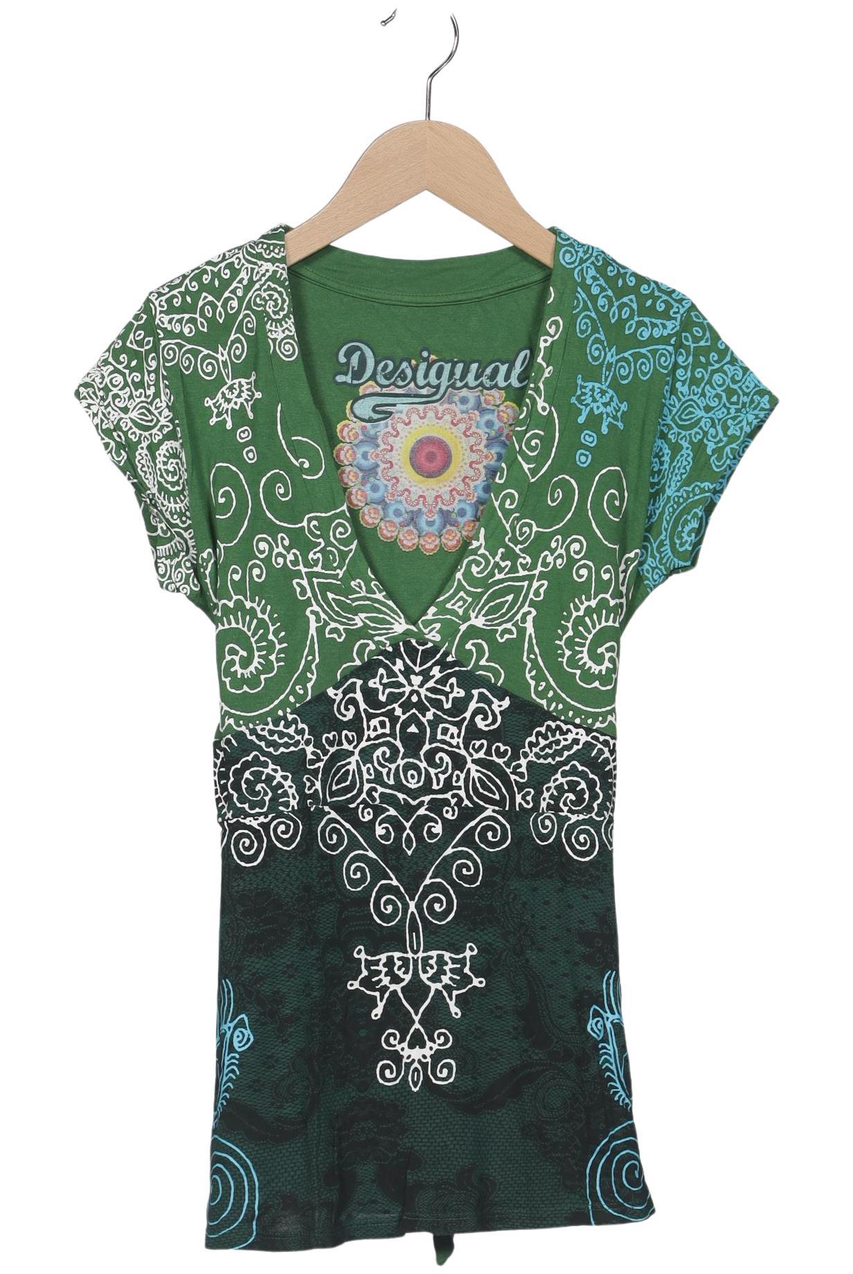 

Desigual Damen T-Shirt, grün, Gr. 42