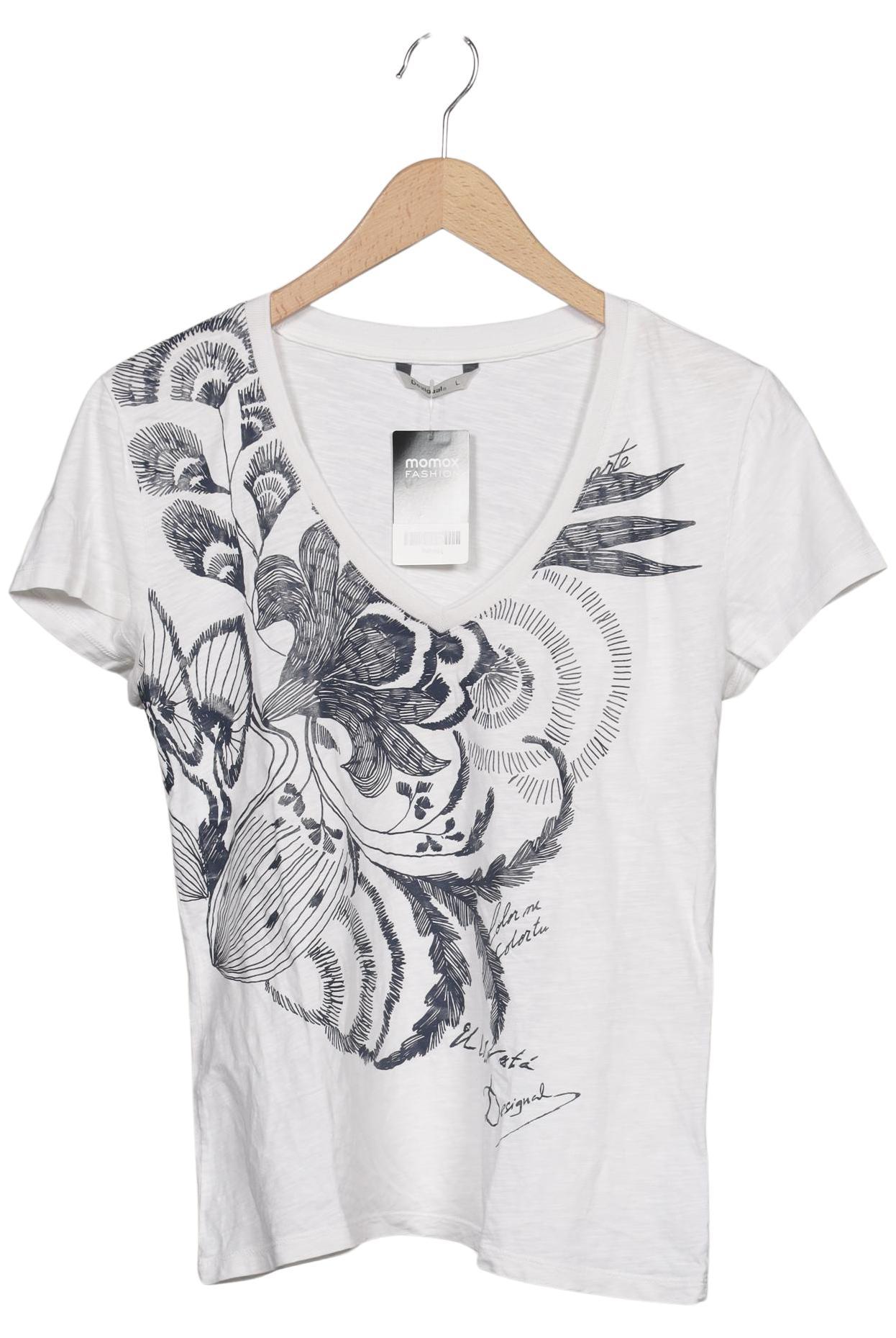 

Desigual Damen T-Shirt, weiß, Gr. 42