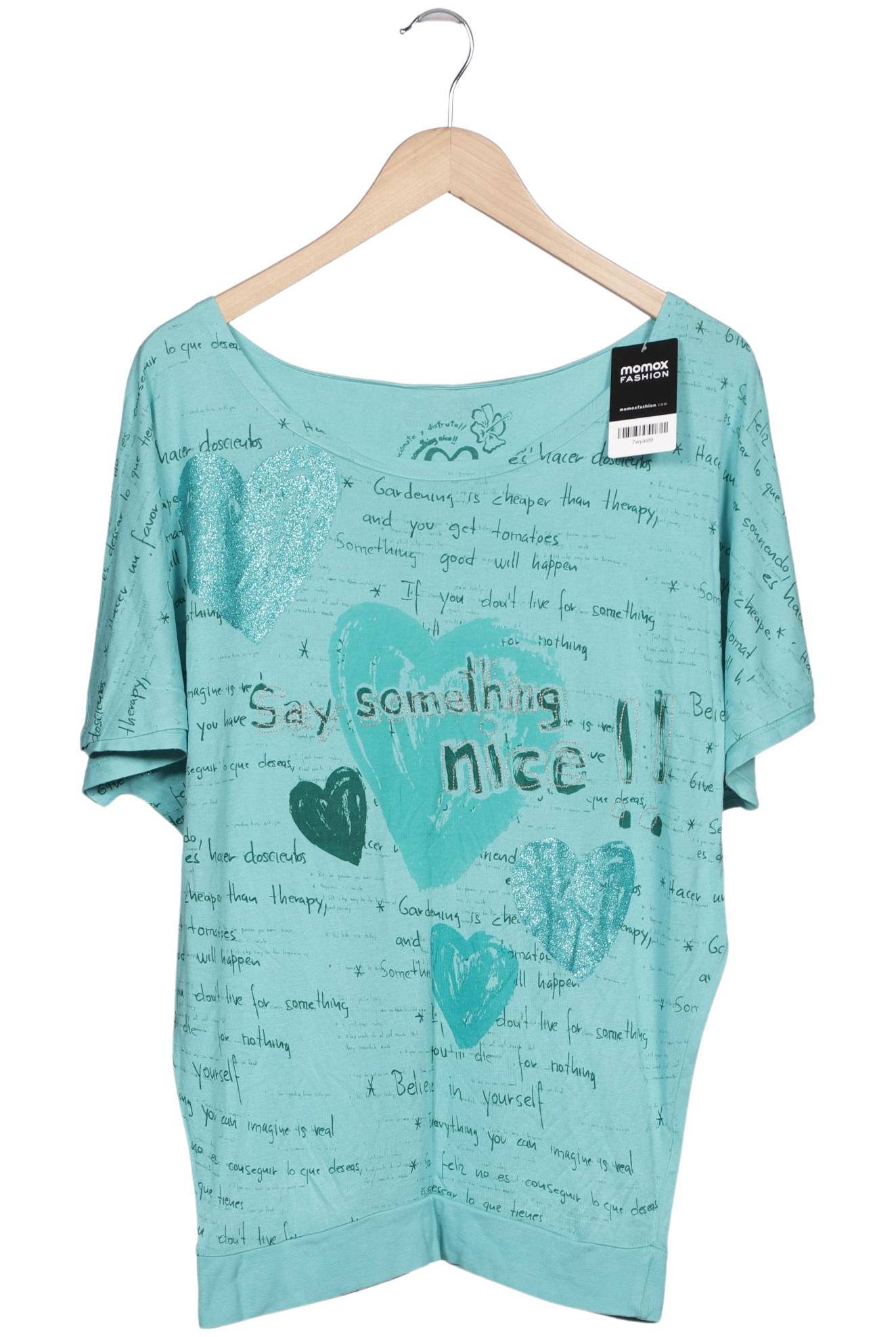 

Desigual Damen T-Shirt, türkis, Gr. 38