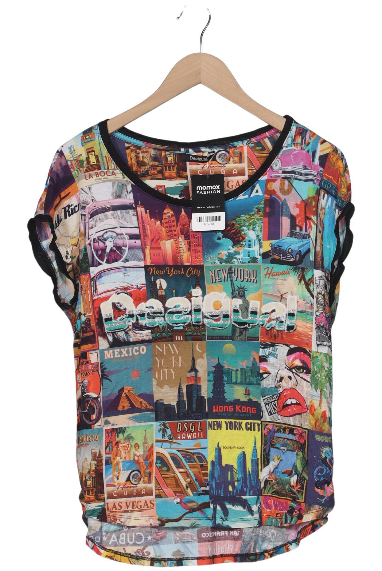 

Desigual Damen T-Shirt, mehrfarbig, Gr. 42