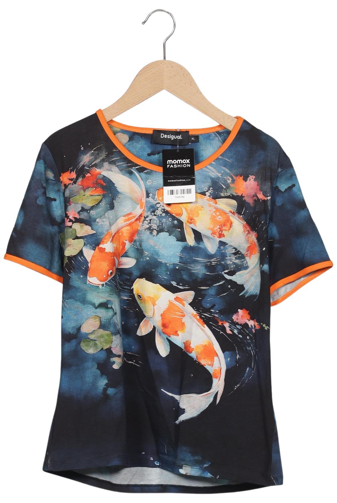 

Desigual Damen T-Shirt, mehrfarbig, Gr. 44