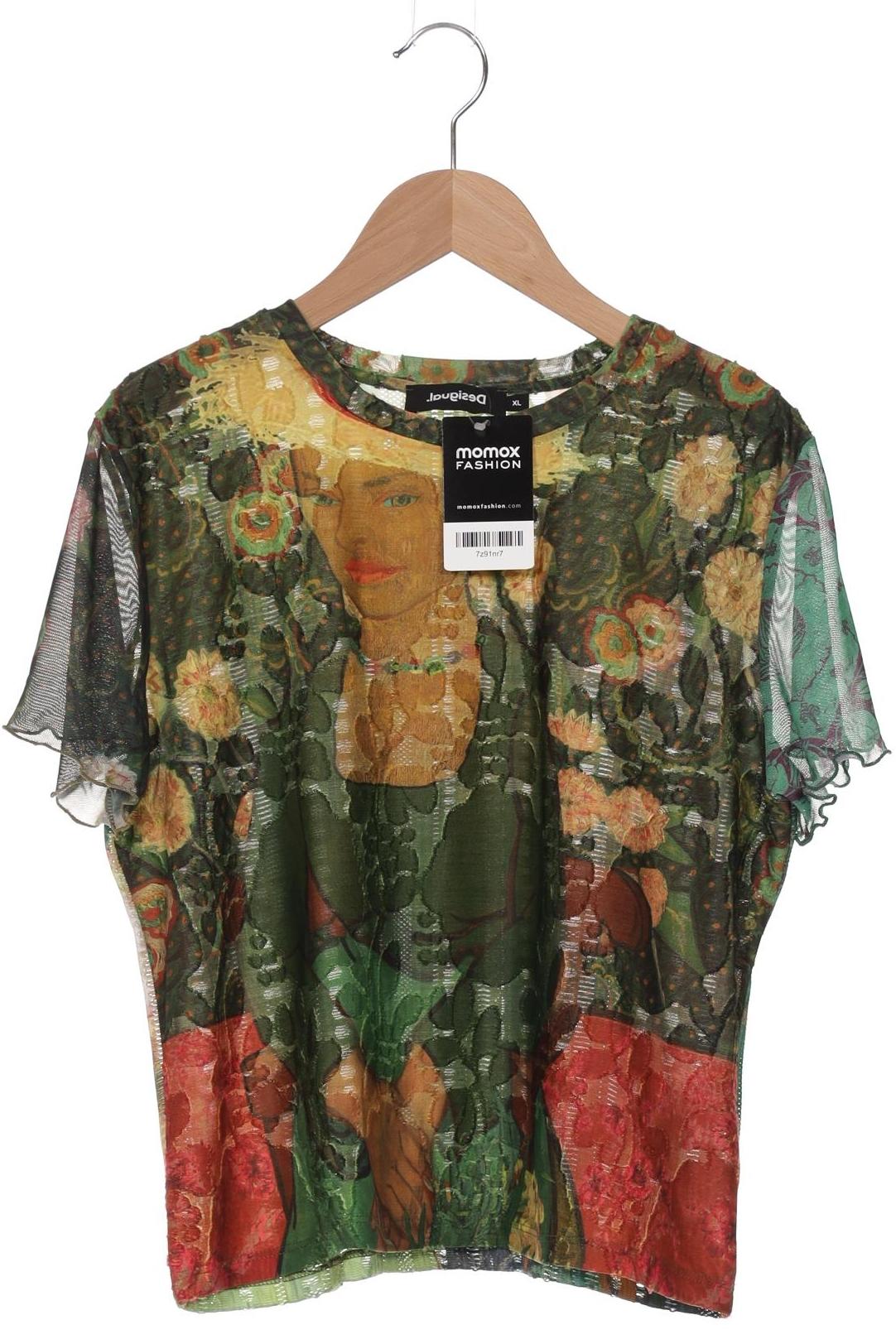 

Desigual Damen T-Shirt, grün, Gr. 44