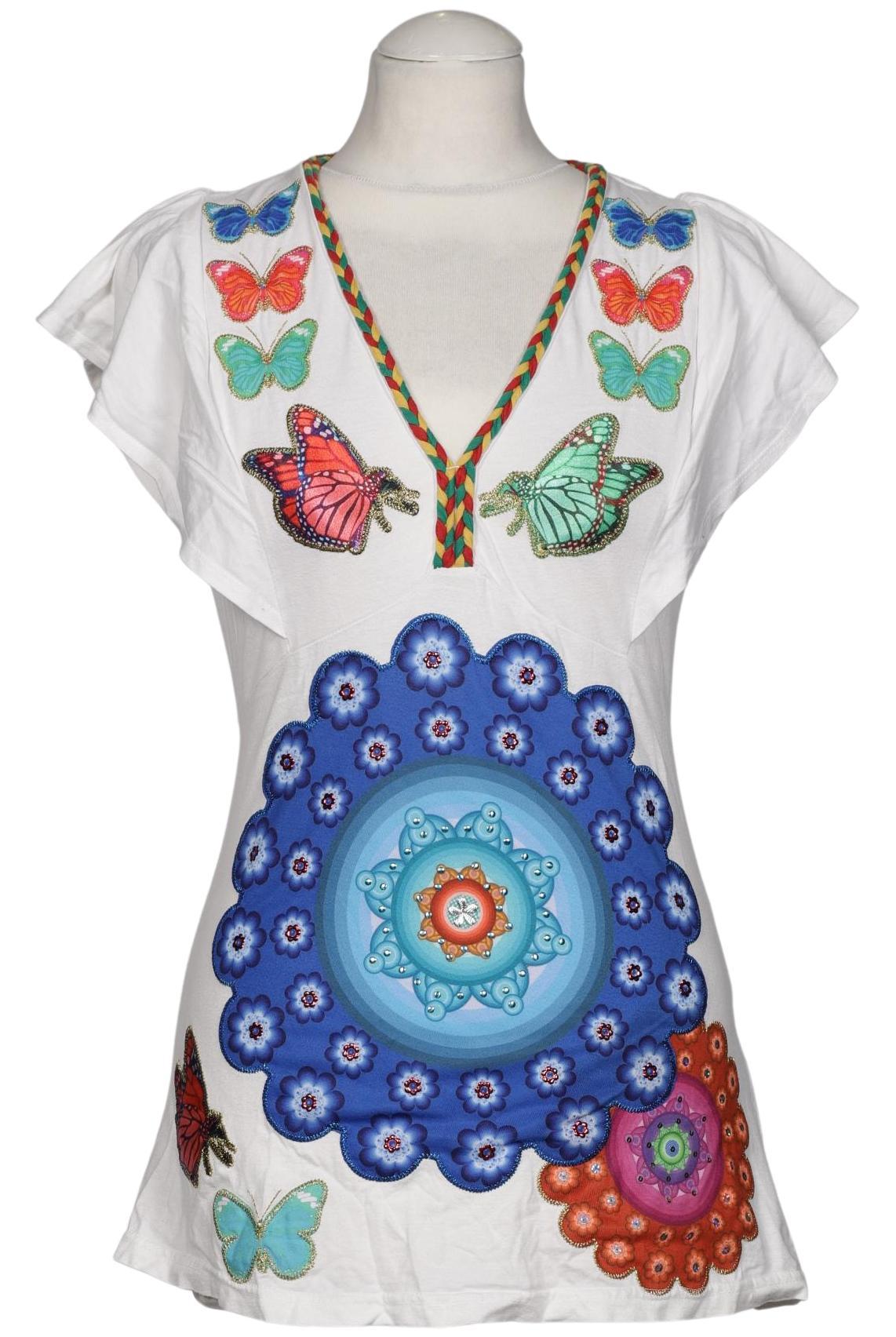 

Desigual Damen T-Shirt, weiß, Gr. 38