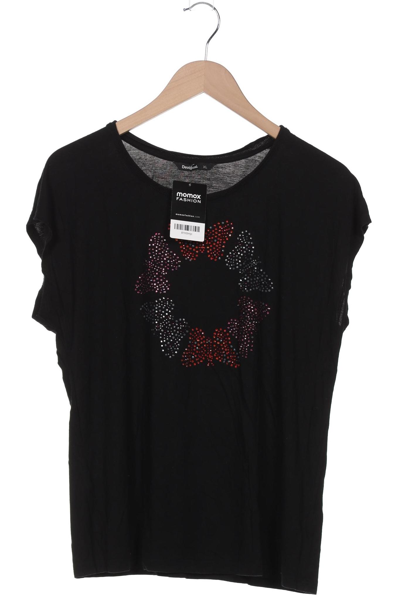 

Desigual Damen T-Shirt, schwarz, Gr. 44