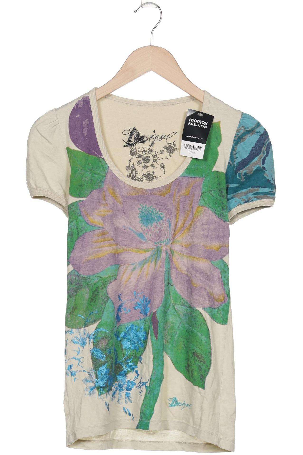 

Desigual Damen T-Shirt, beige, Gr. 36