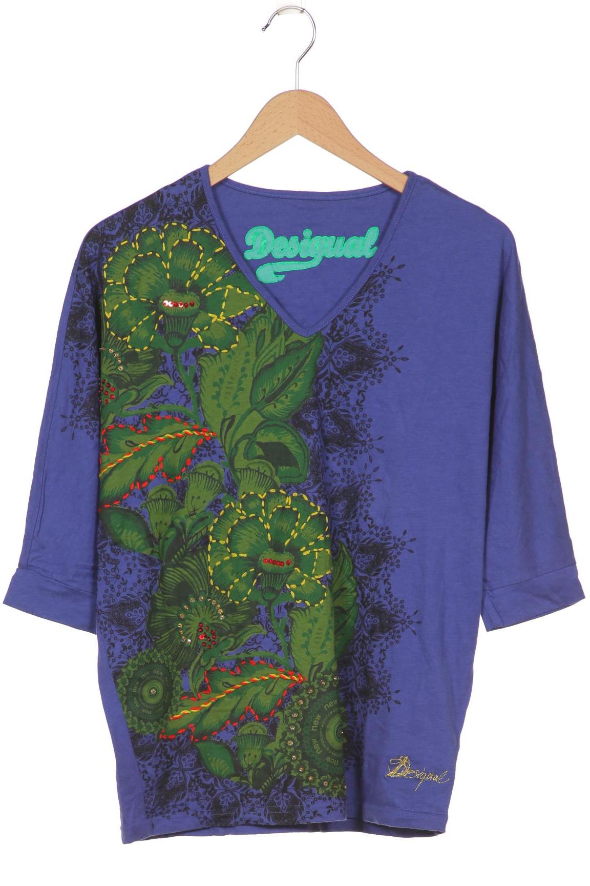 

Desigual Damen T-Shirt, blau