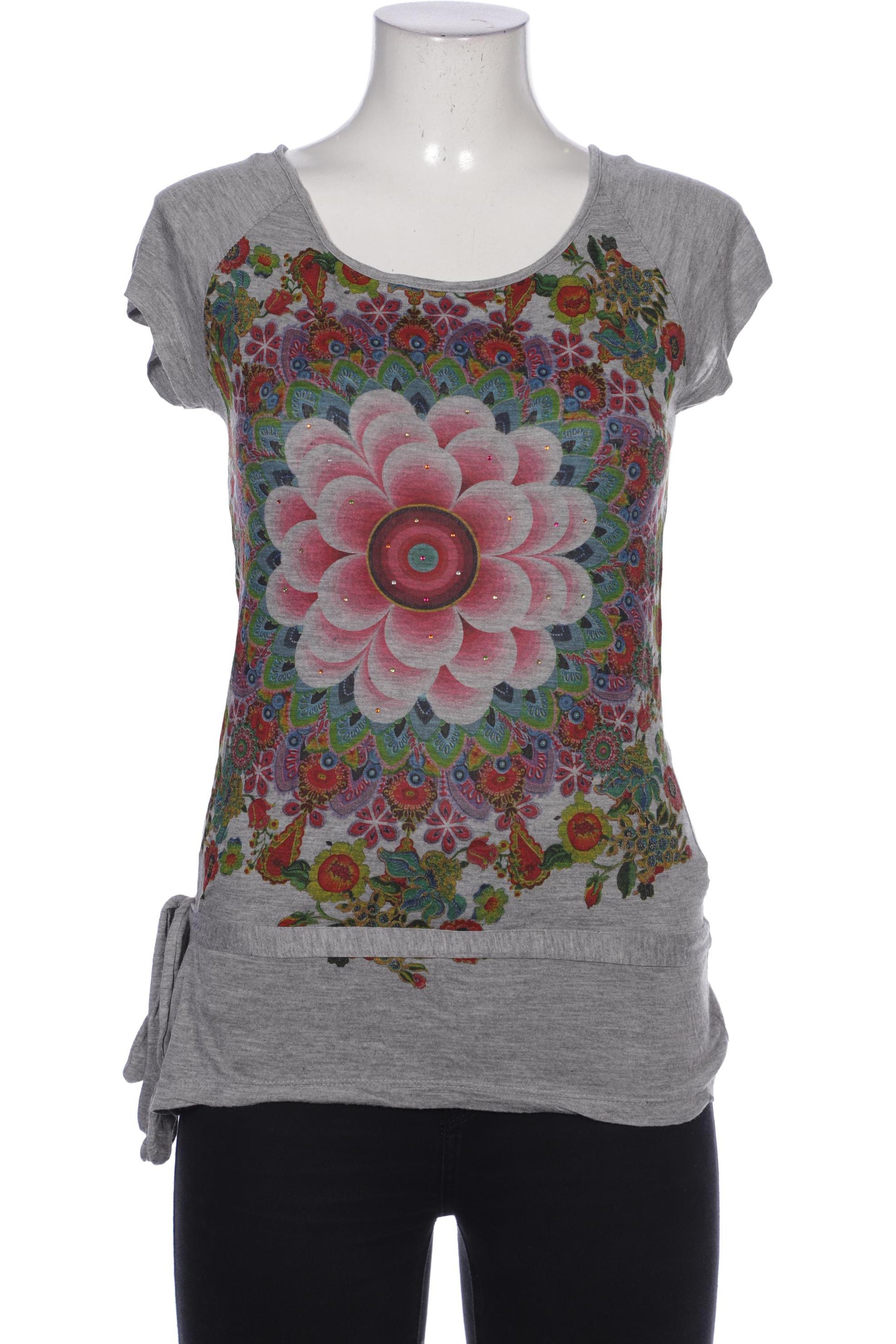 

Desigual Damen T-Shirt, grau, Gr. uni