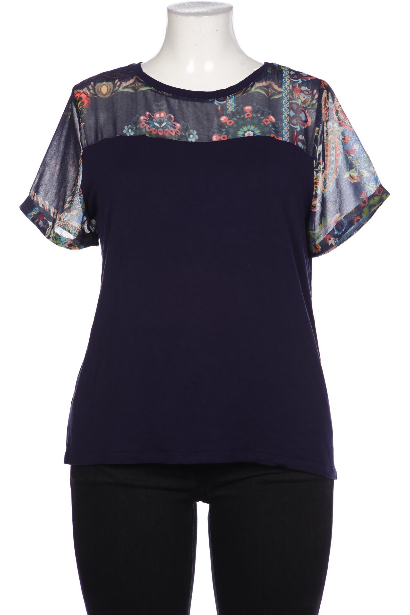 

Desigual Damen T-Shirt, marineblau, Gr. 44