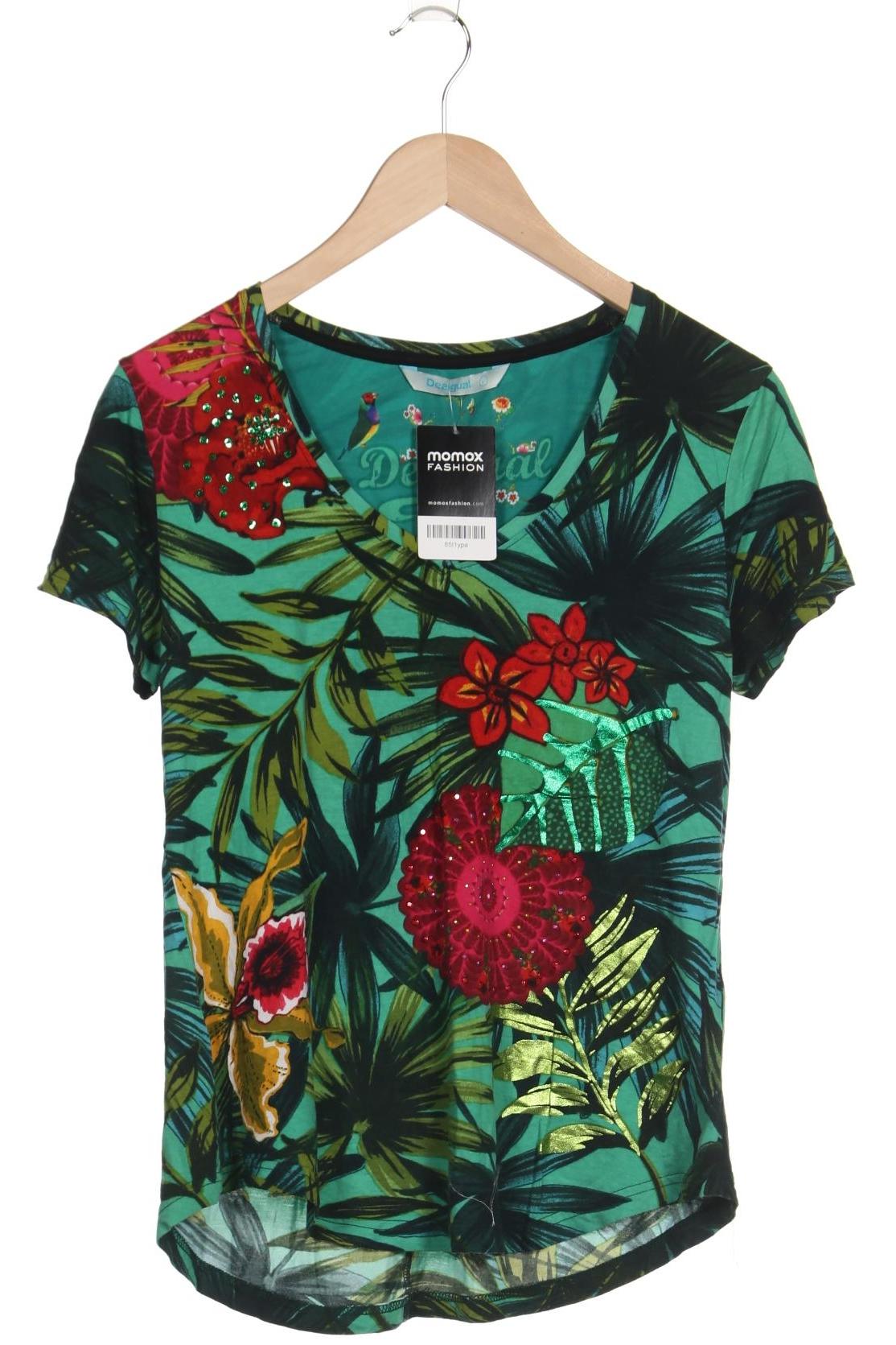 

Desigual Damen T-Shirt, grün, Gr. 42