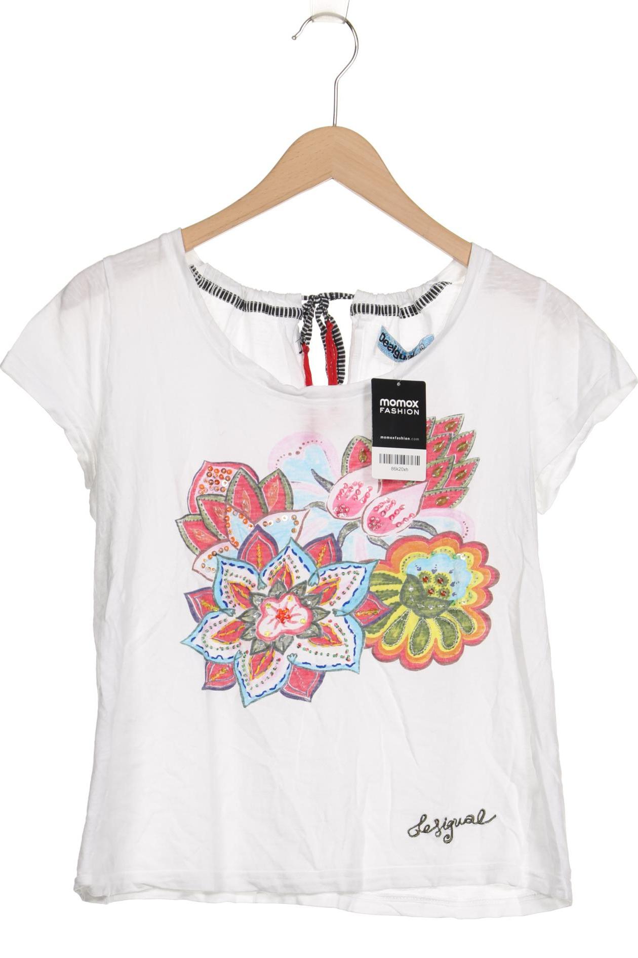 

Desigual Damen T-Shirt, weiß, Gr. 44