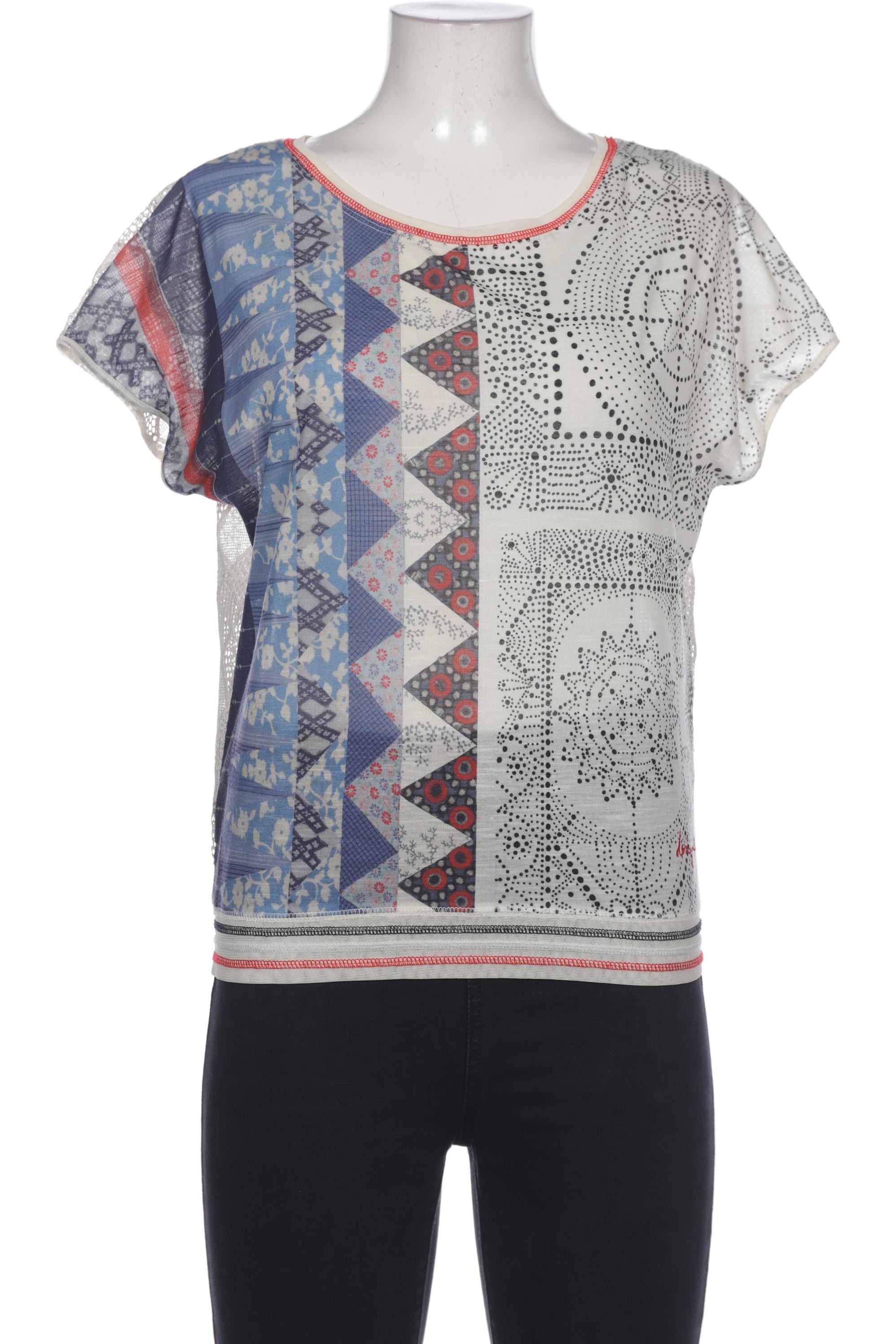 

Desigual Damen T-Shirt, cremeweiß