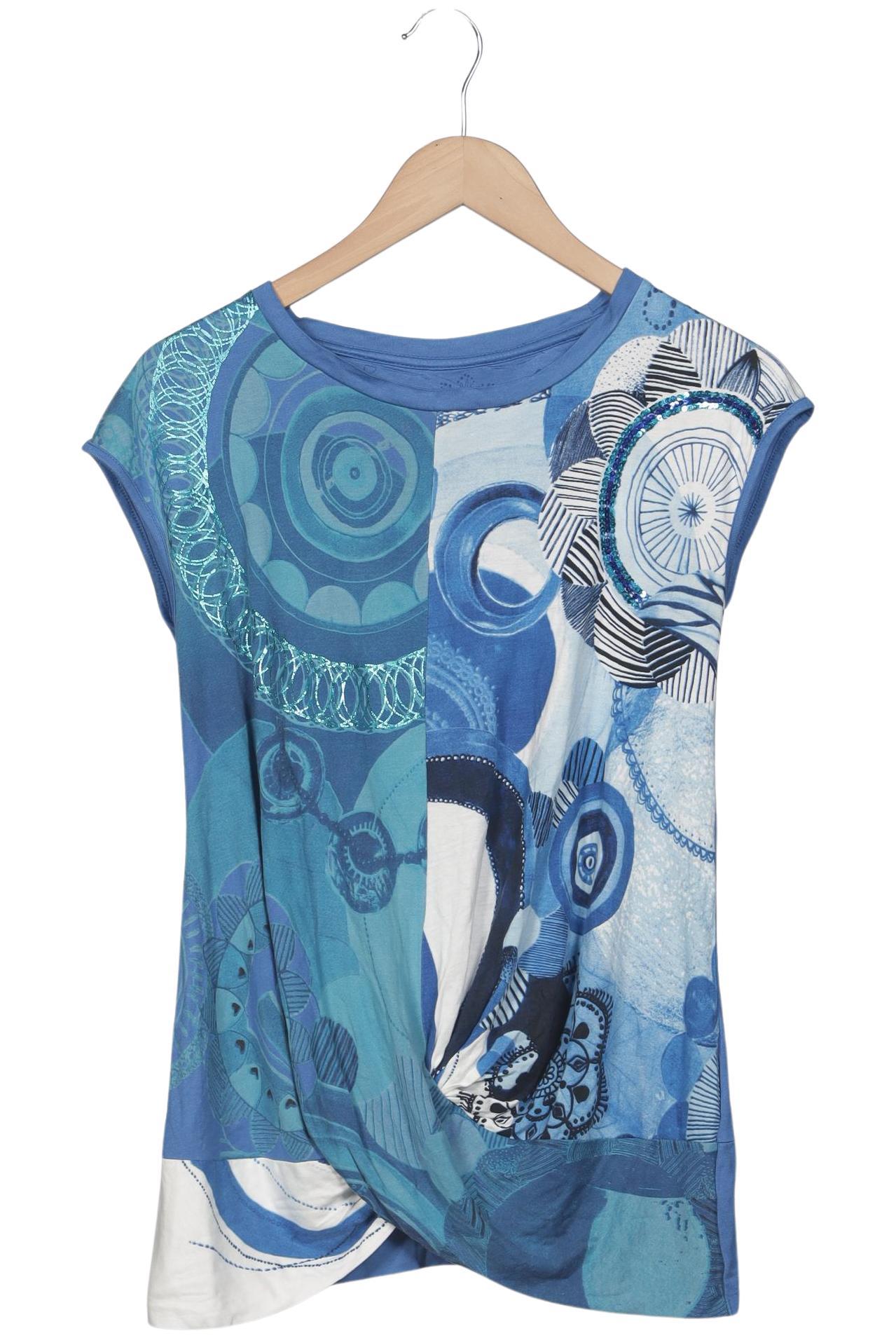 

Desigual Damen T-Shirt, hellblau, Gr. 34