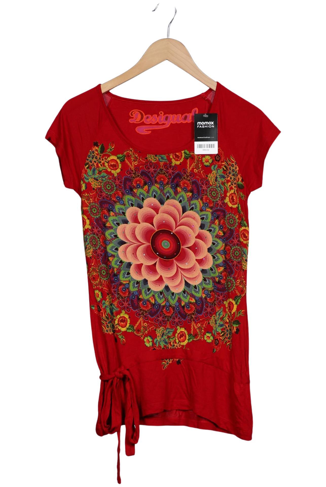 

Desigual Damen T-Shirt, rot, Gr. 36