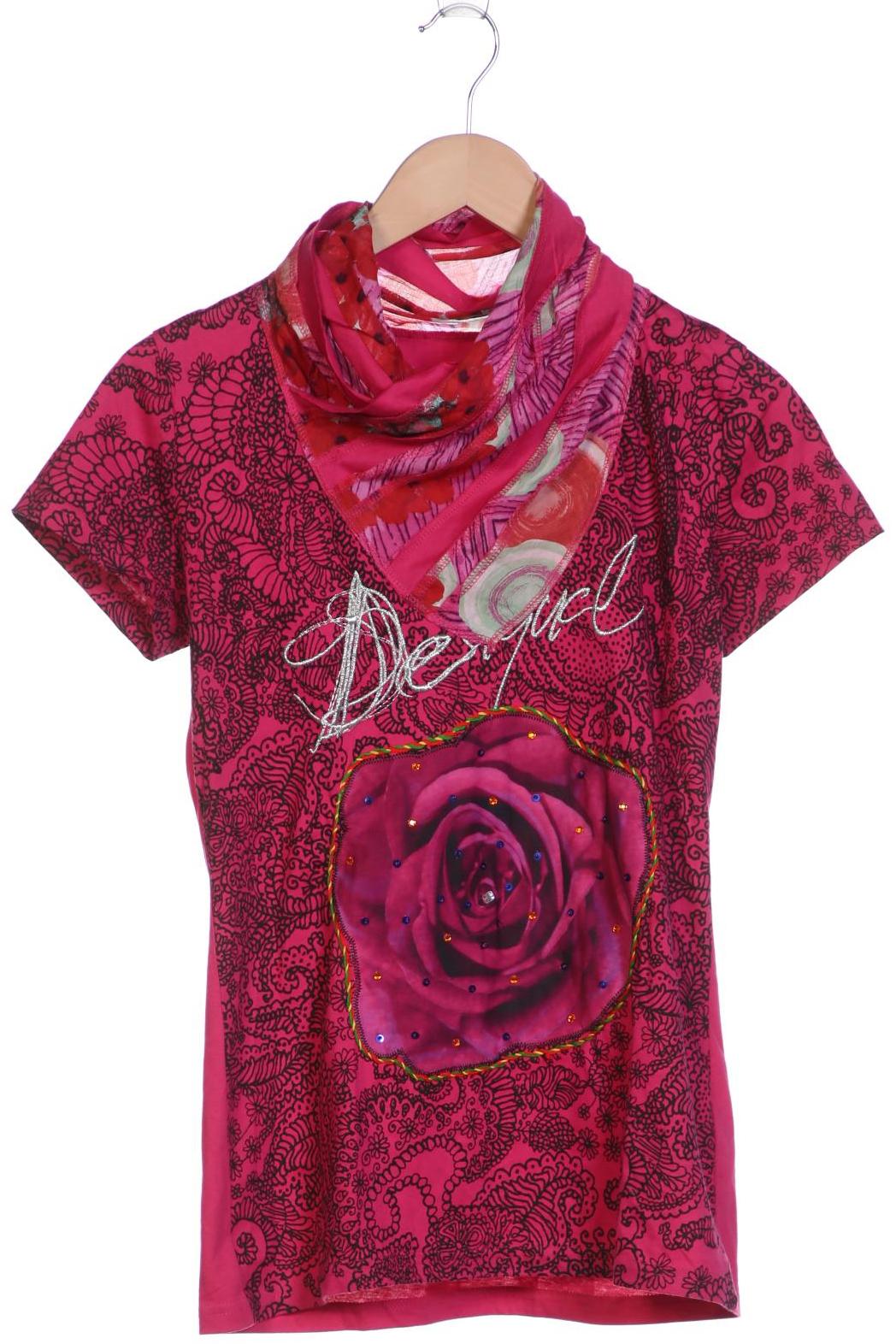 

Desigual Damen T-Shirt, pink