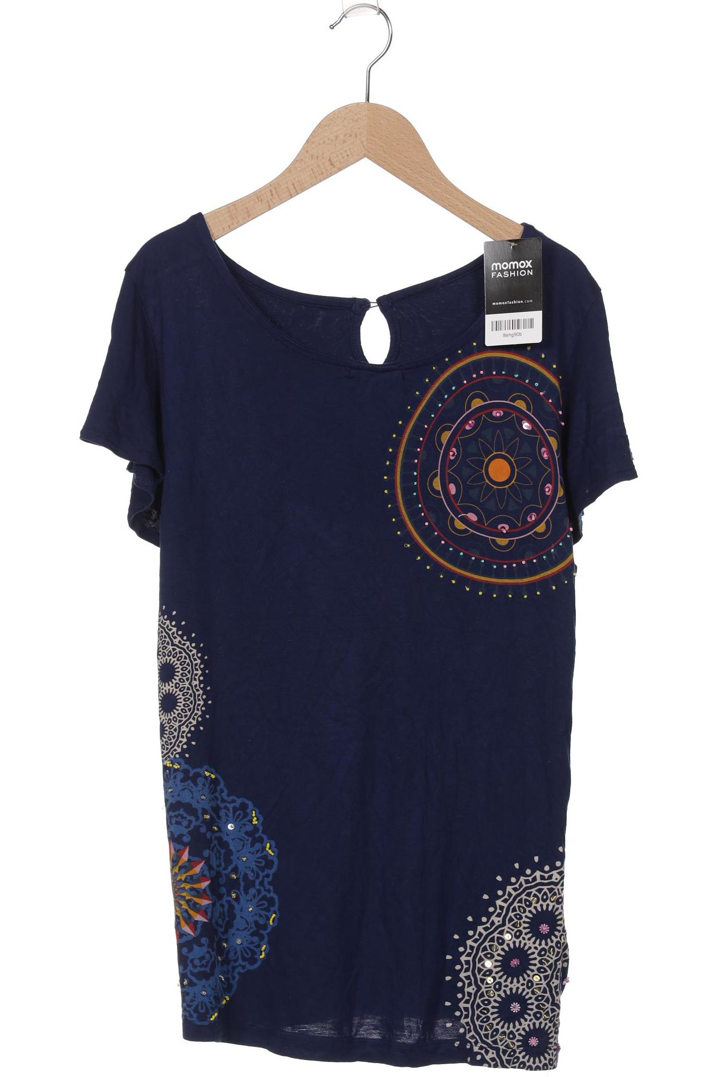 

Desigual Damen T-Shirt, marineblau, Gr. 38