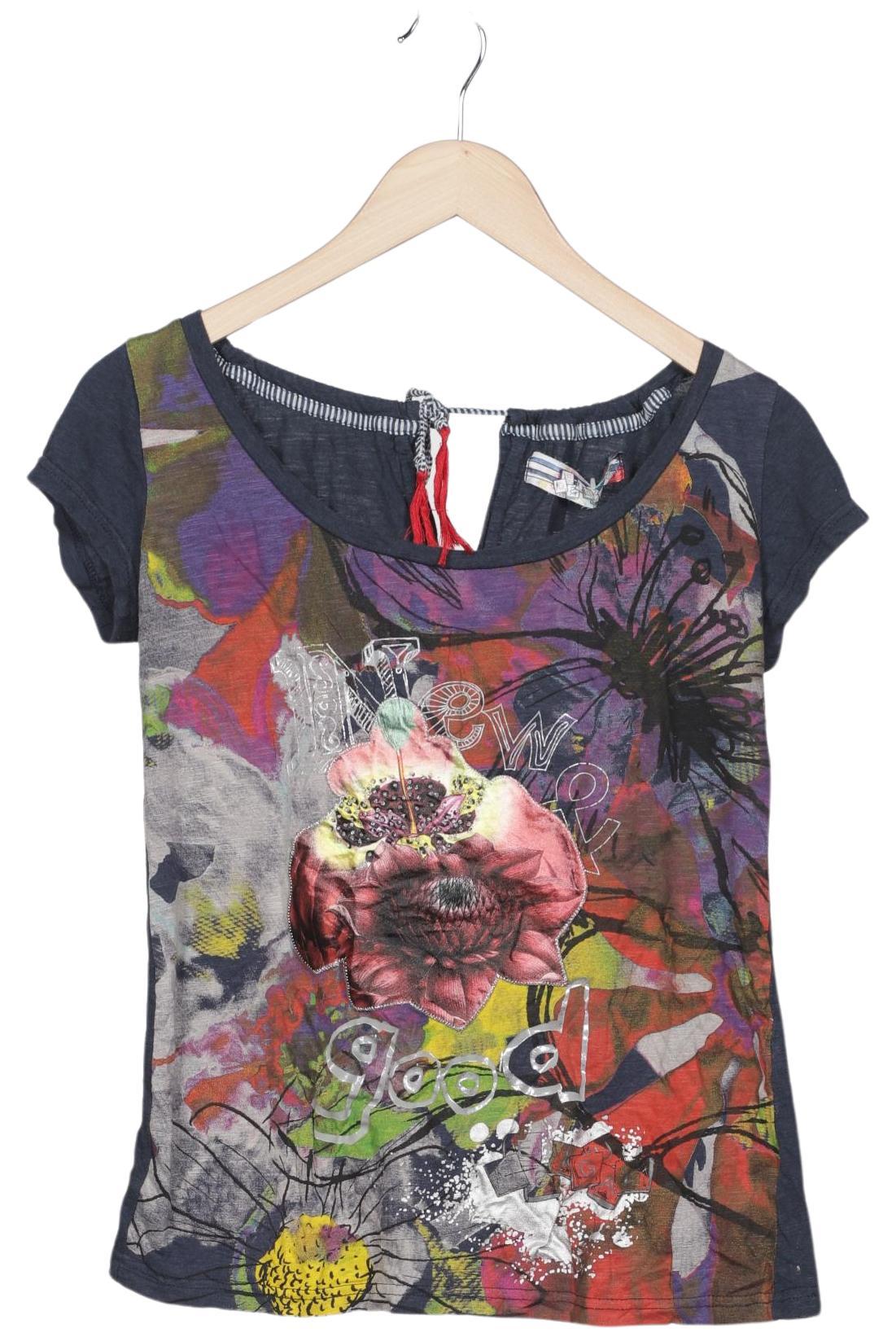 

Desigual Damen T-Shirt, marineblau, Gr. 44