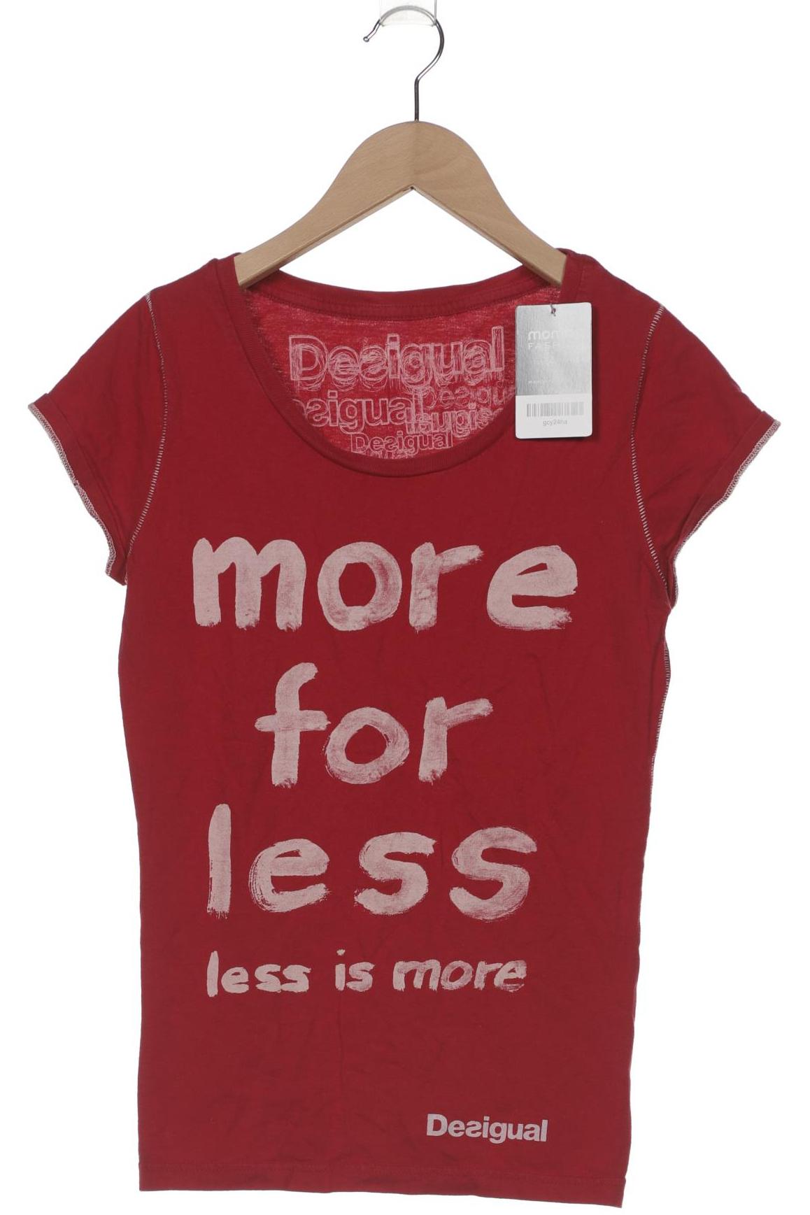 

Desigual Damen T-Shirt, rot, Gr. 42
