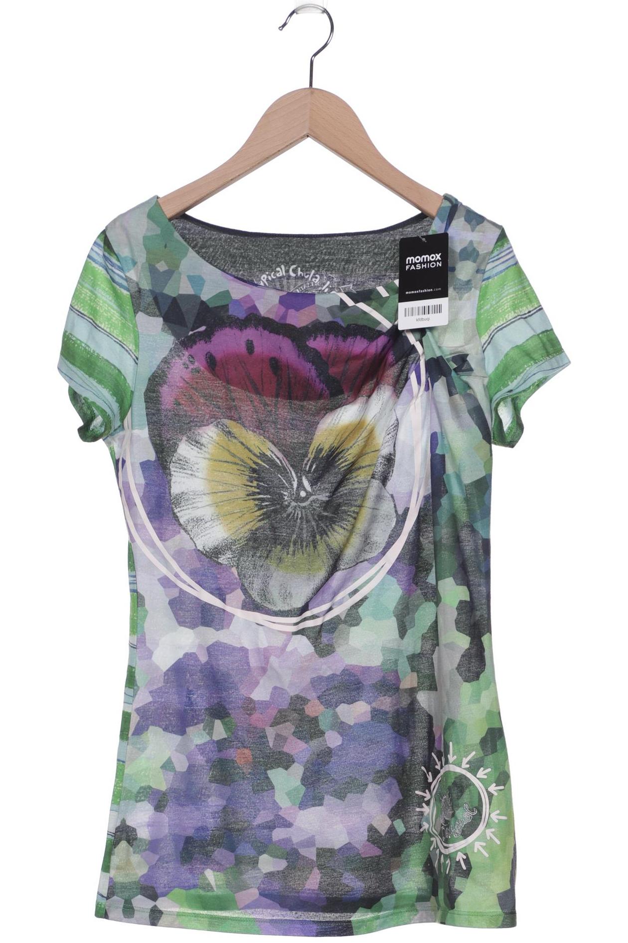 

Desigual Damen T-Shirt, grün, Gr. 38