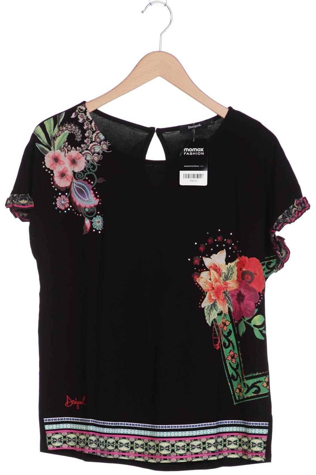 

Desigual Damen T-Shirt, schwarz