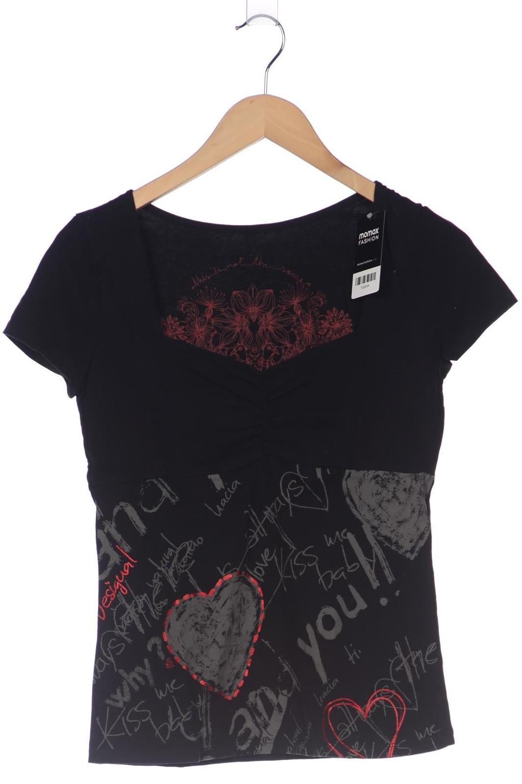 

Desigual Damen T-Shirt, schwarz, Gr. 42