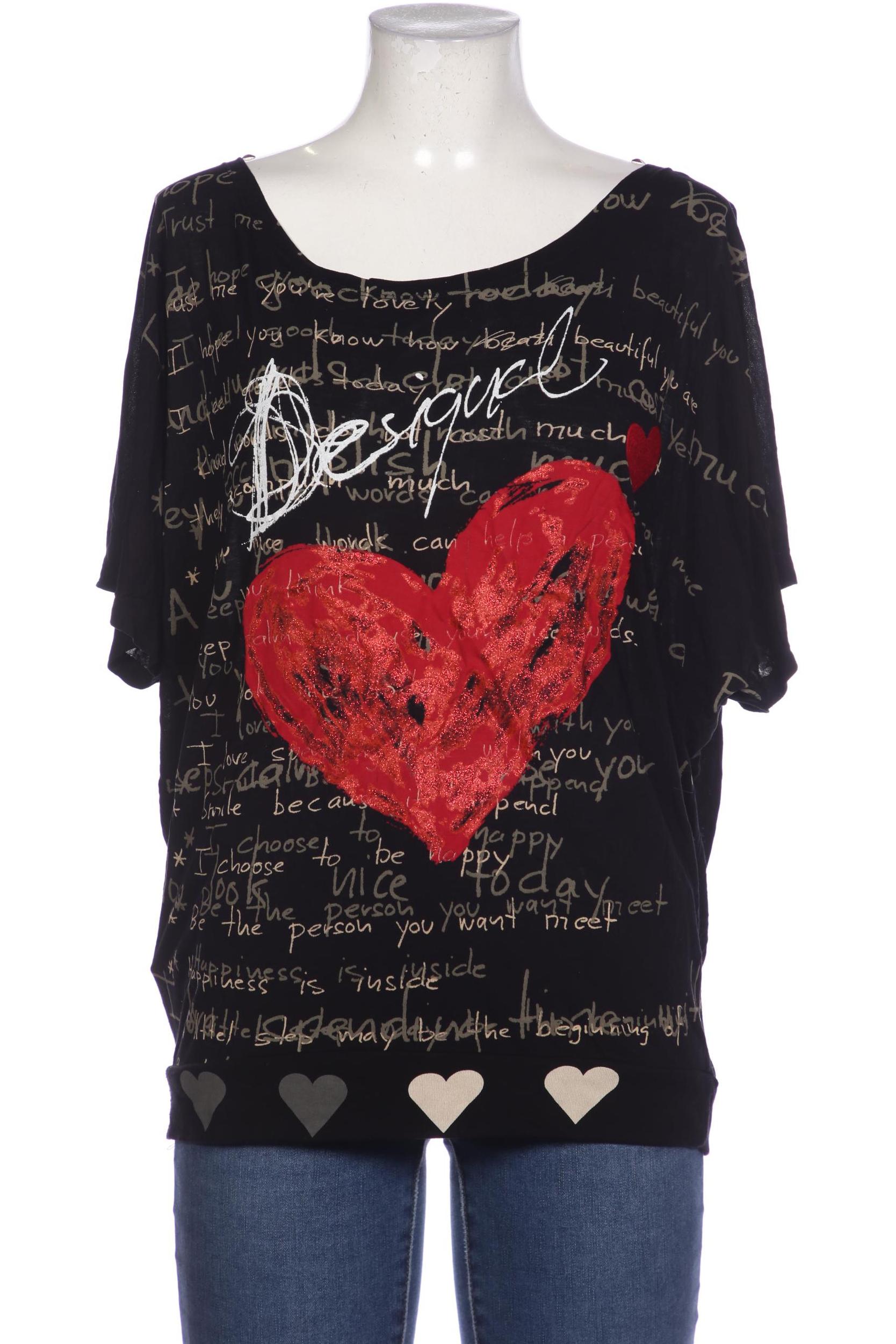 

Desigual Damen T-Shirt, schwarz, Gr. 42