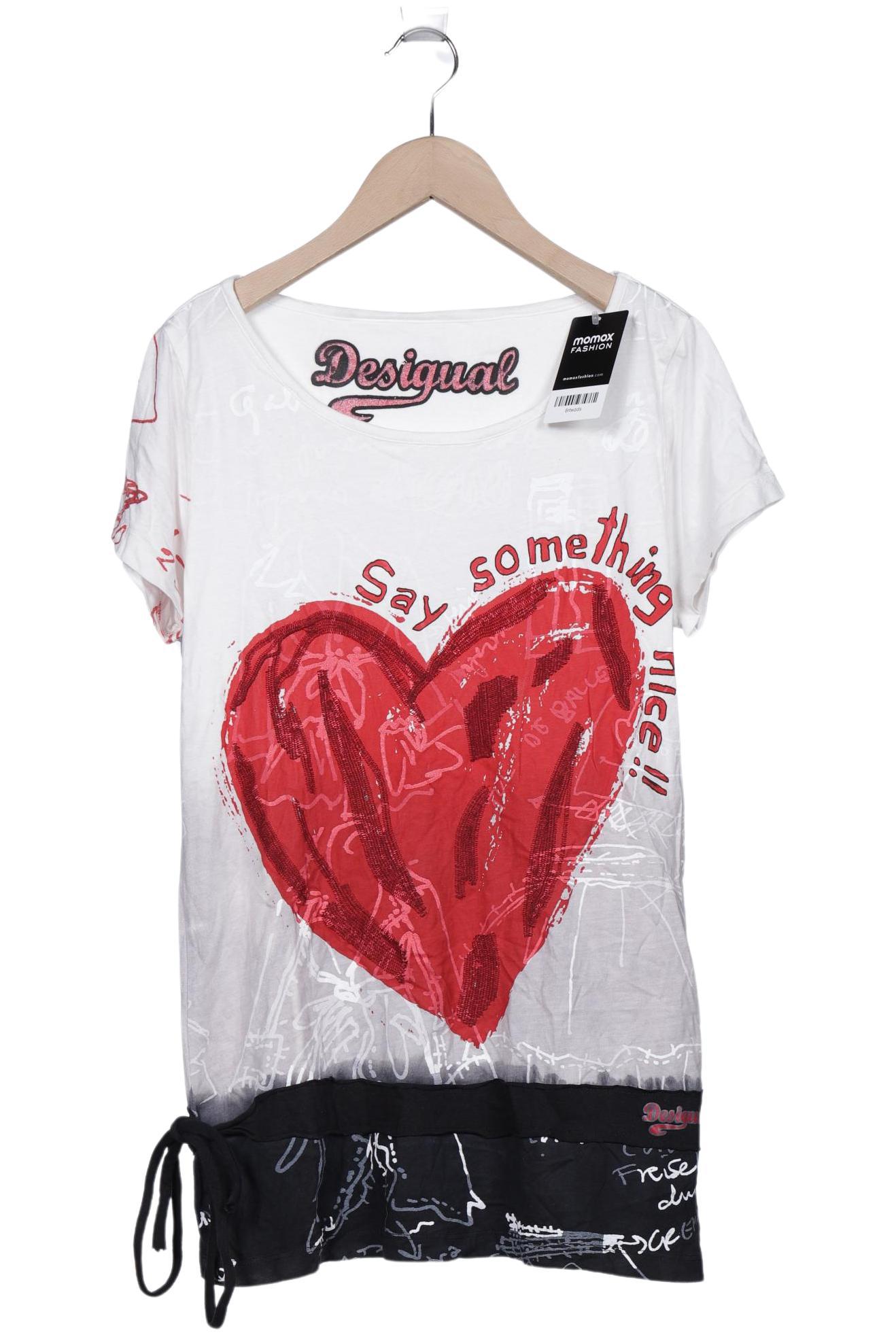

Desigual Damen T-Shirt, weiß, Gr. 42