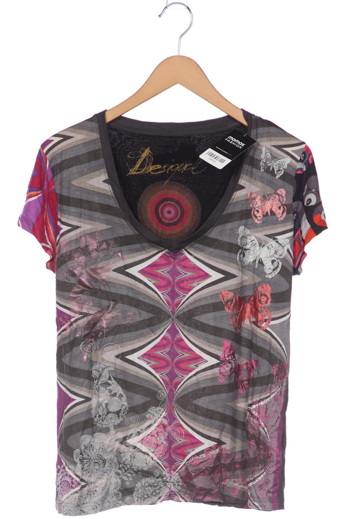 

Desigual Damen T-Shirt, grau, Gr. 44