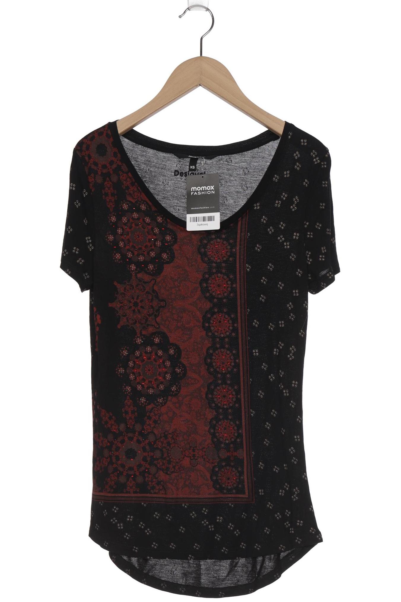 

Desigual Damen T-Shirt, schwarz, Gr. 34