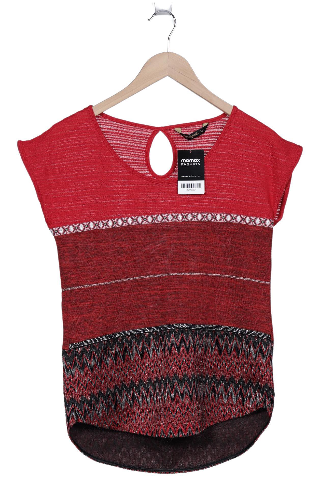 

Desigual Damen T-Shirt, rot, Gr. 36