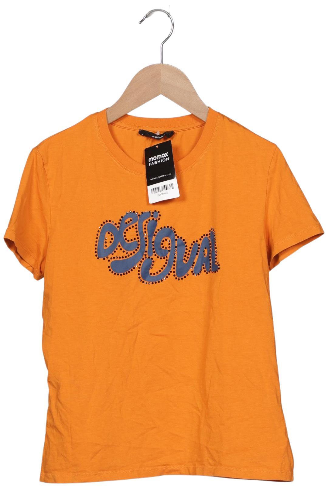 

Desigual Damen T-Shirt, orange, Gr. 42