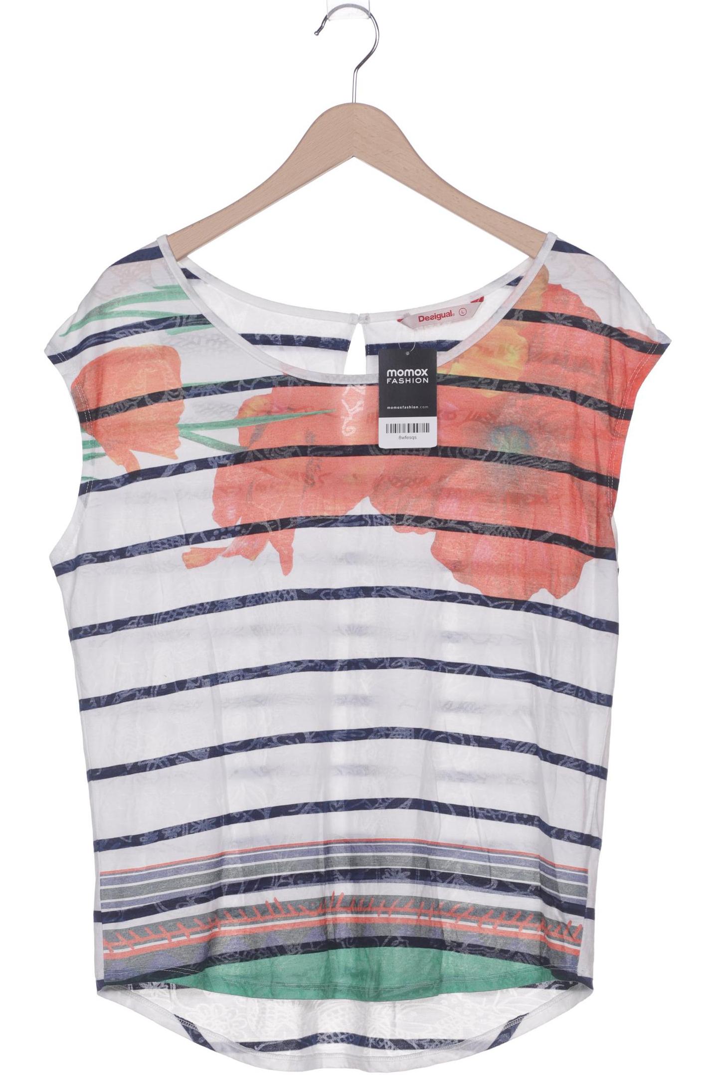 

Desigual Damen T-Shirt, weiß, Gr. 42