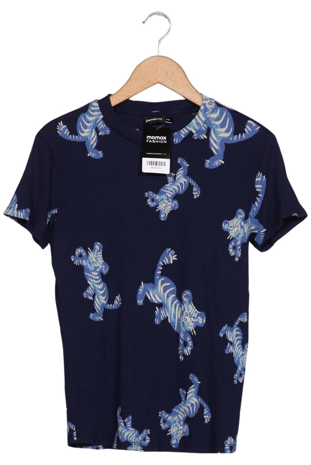 

Desigual Damen T-Shirt, marineblau, Gr. 46