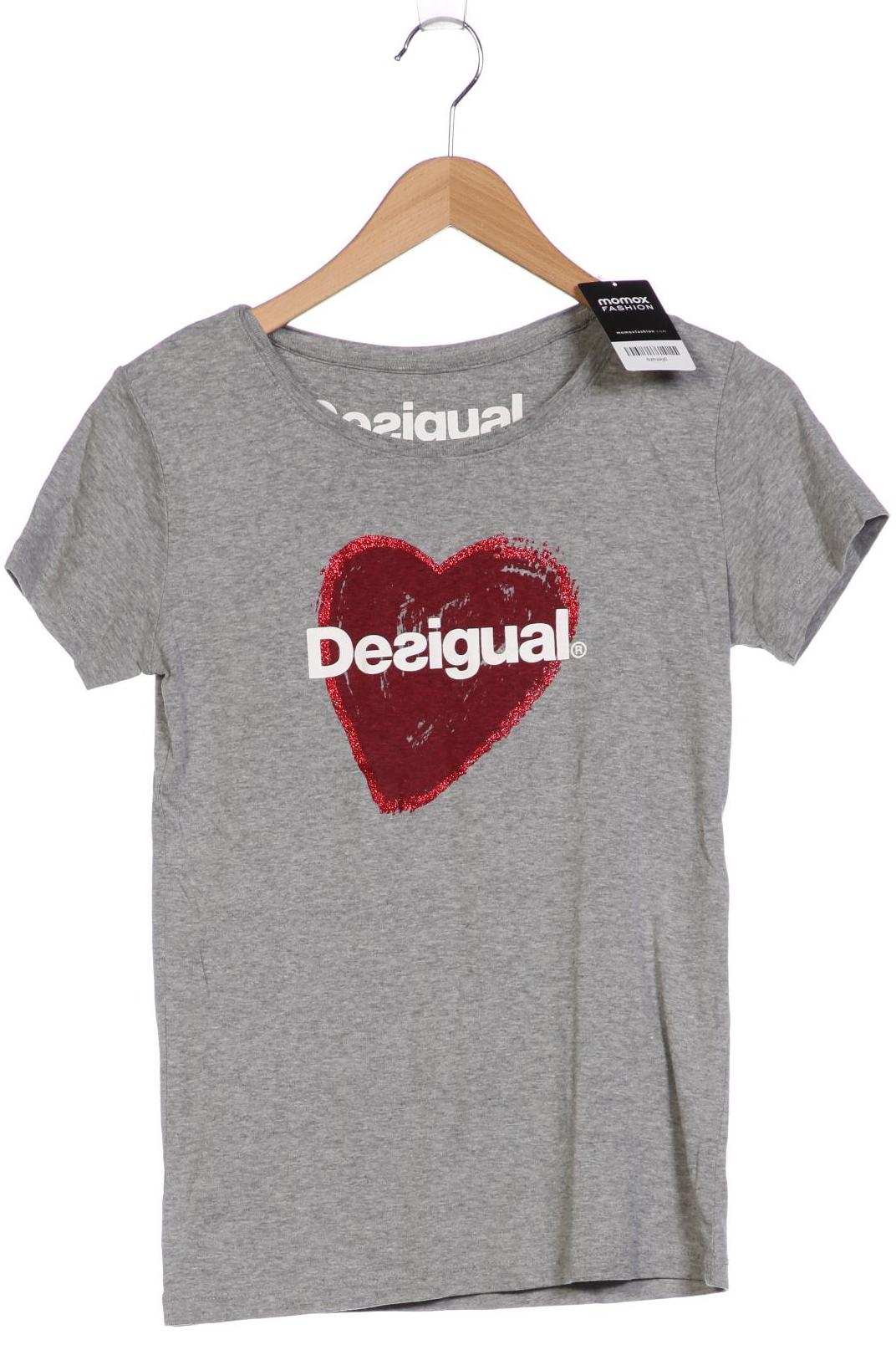 

Desigual Damen T-Shirt, grau, Gr. 36