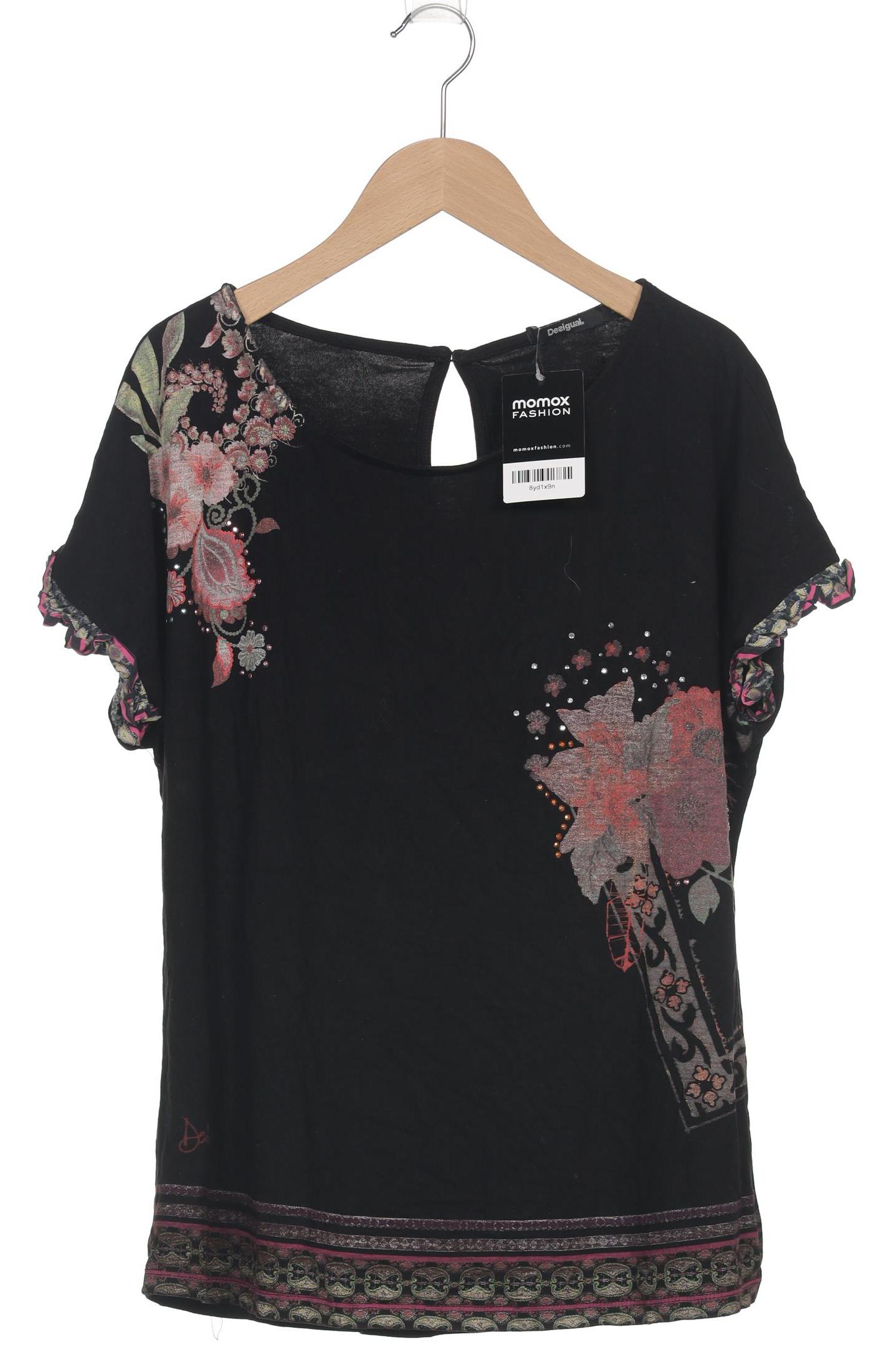 

Desigual Damen T-Shirt, schwarz, Gr. 42